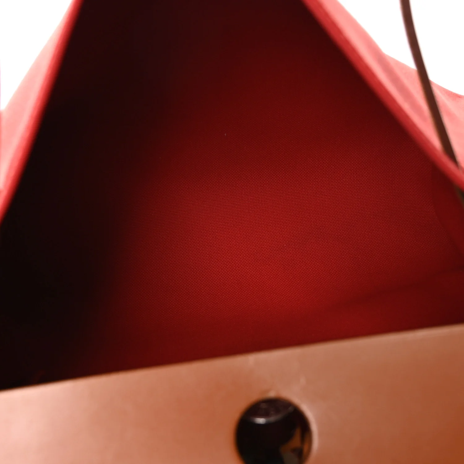 Vache Hunter Toile Herbag Zip 31 PM Rouge Tomate Natural