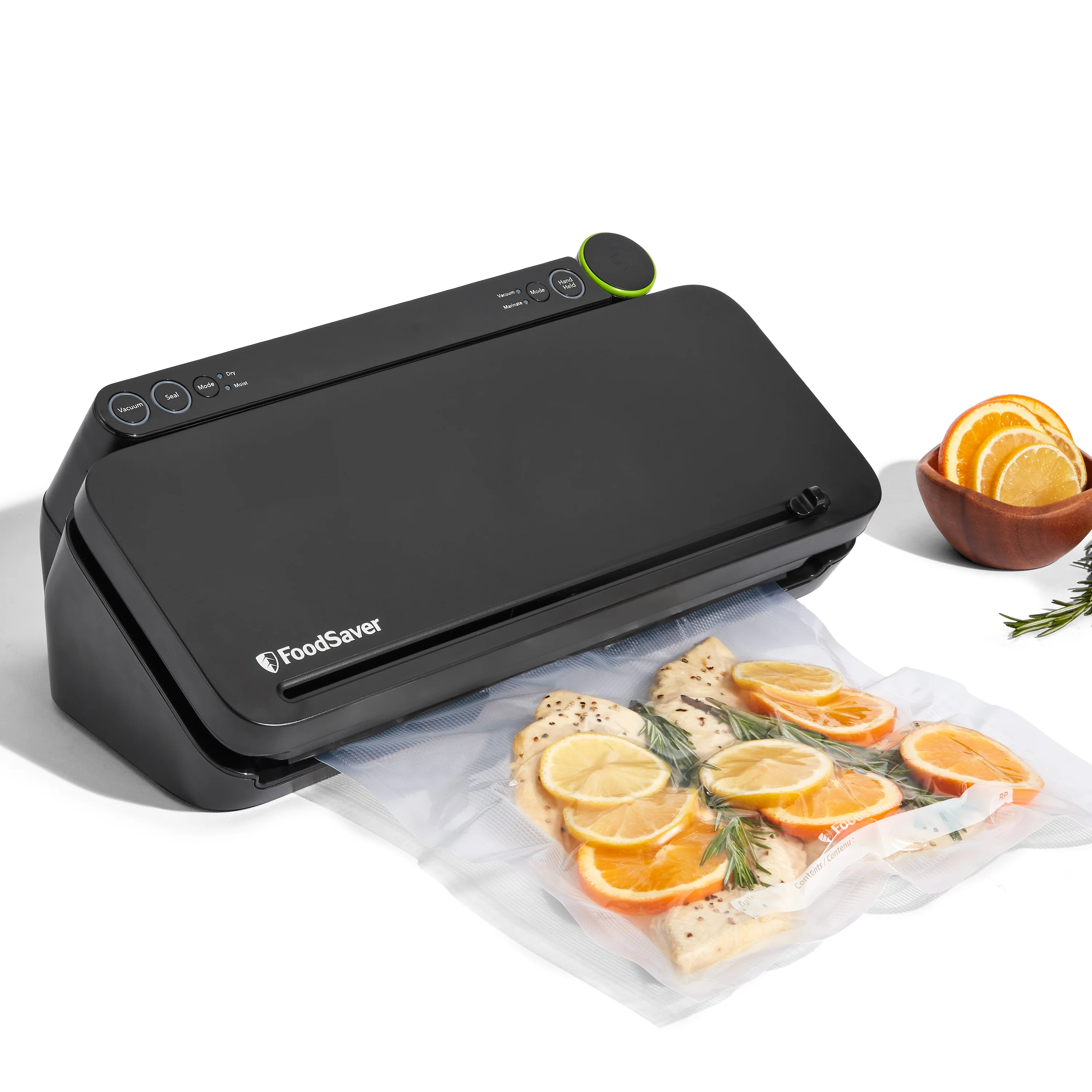 Foodsaver 2 - in - 1 Vacuum Sealer Machine Starter Kit with (60) Pre - Cut Bags, Professional Food Sealer with Built - in Handheld, Heavy Duty Construction, Complete Starter System for Bulk Food Storage & Freezer Meals