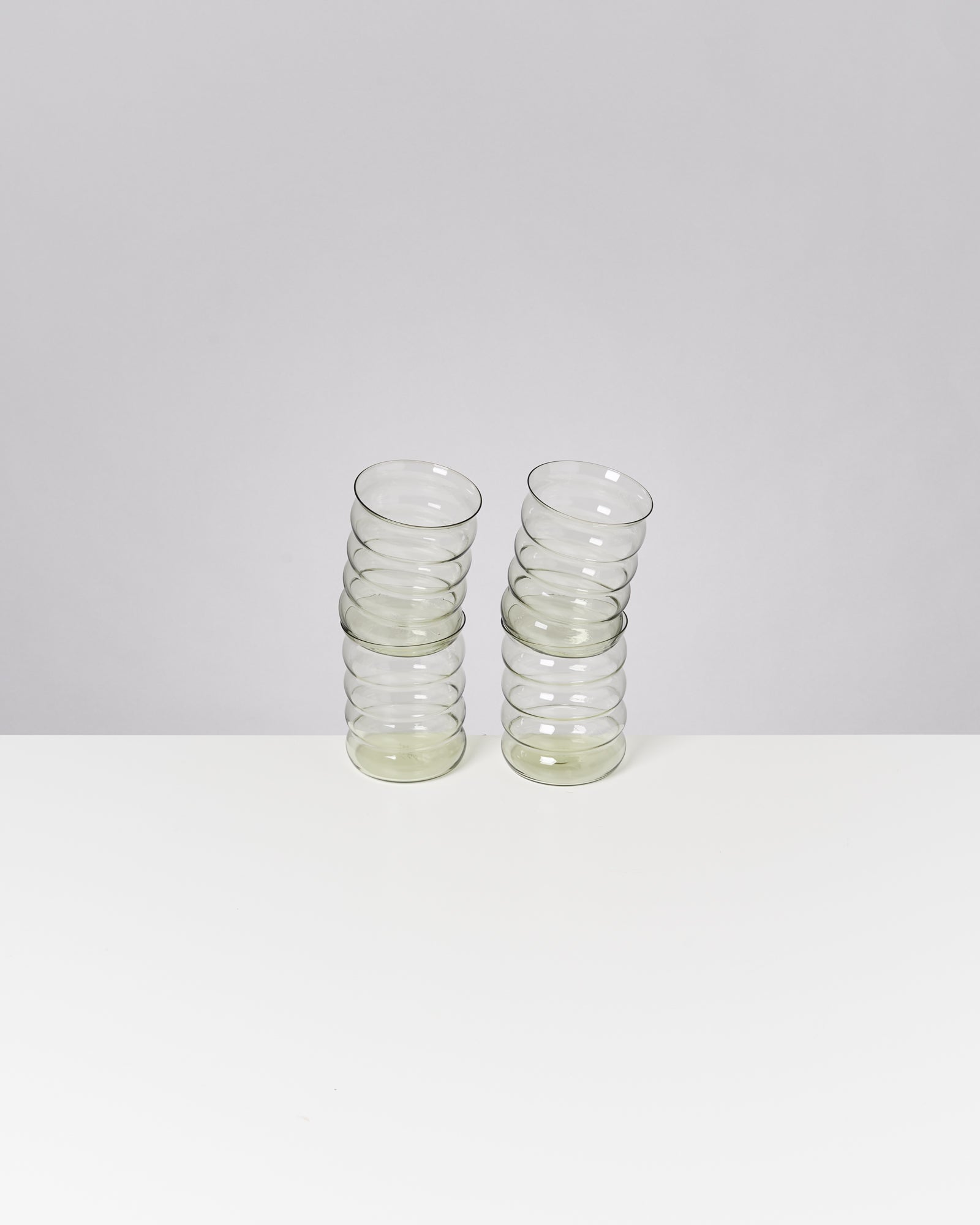 JOIA - LARGE GLASS BUBBLE EMERALD SET OF 4
