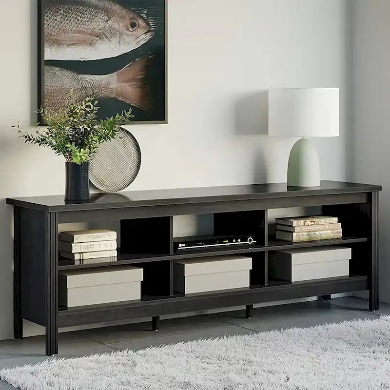 Classic 70-Inch TV Stand for 75-Inch TVs - Elegant Entertainment Center Console