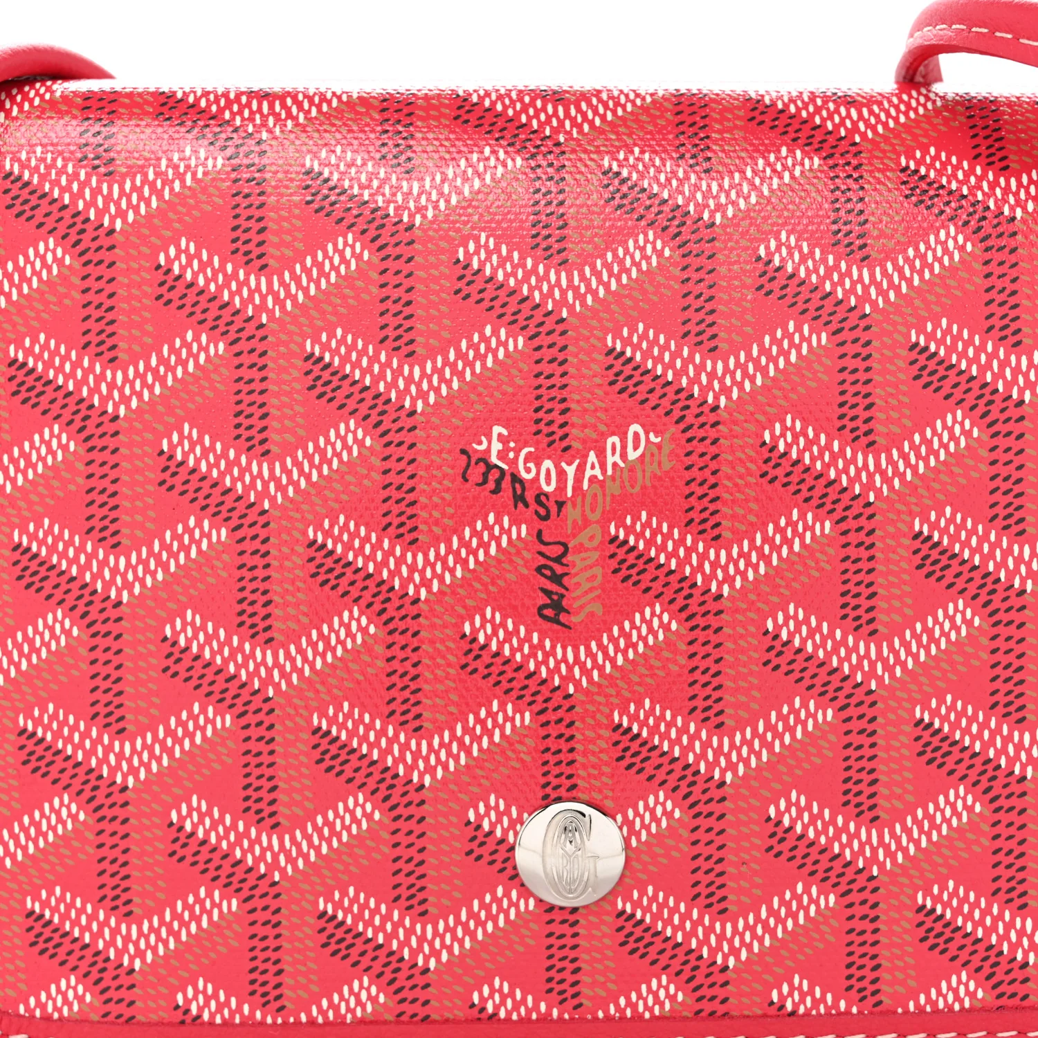 Goyardine Le Jardin Plumet Wallet Clutch Fuchsia