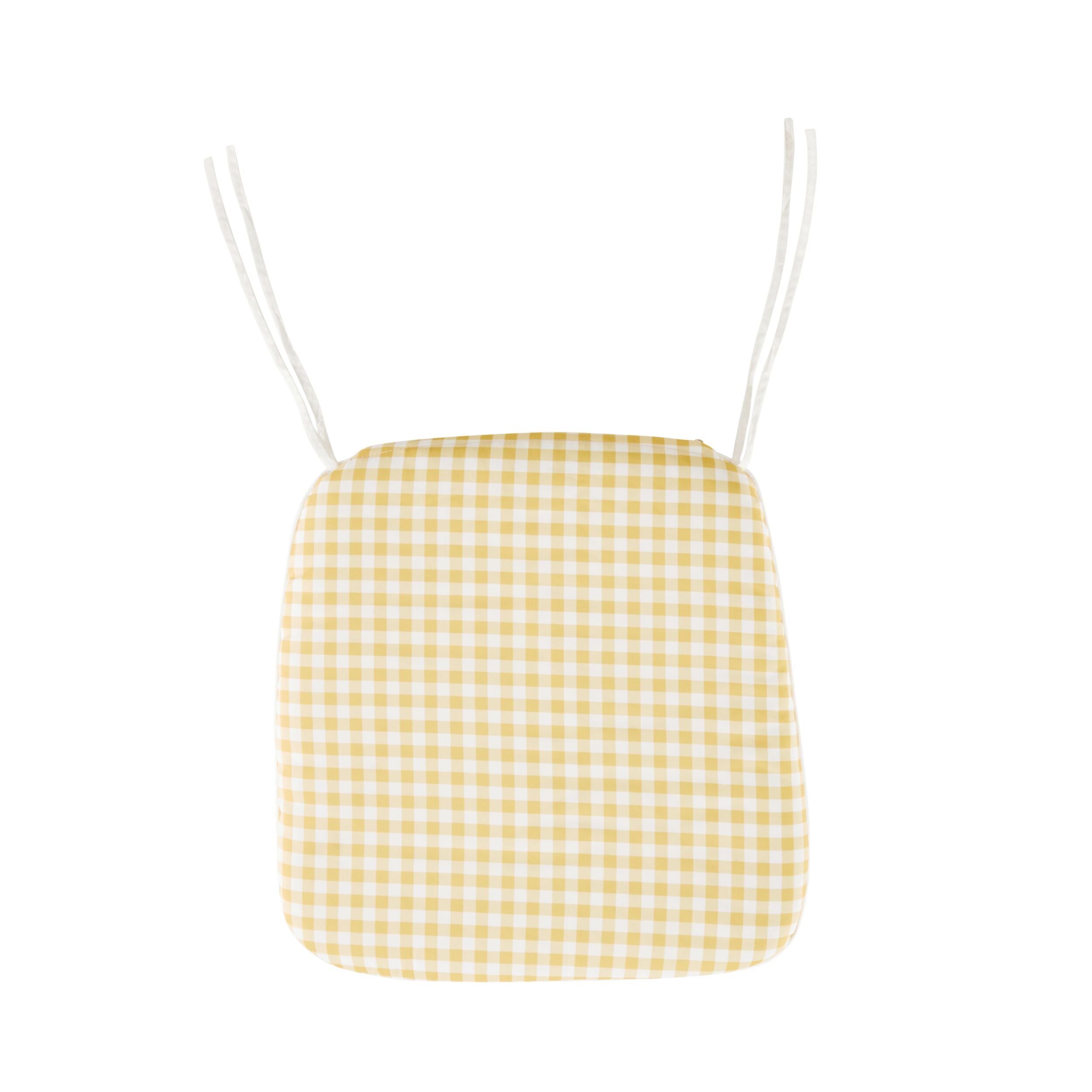 Bonnie Cushion Butter Yellow/White