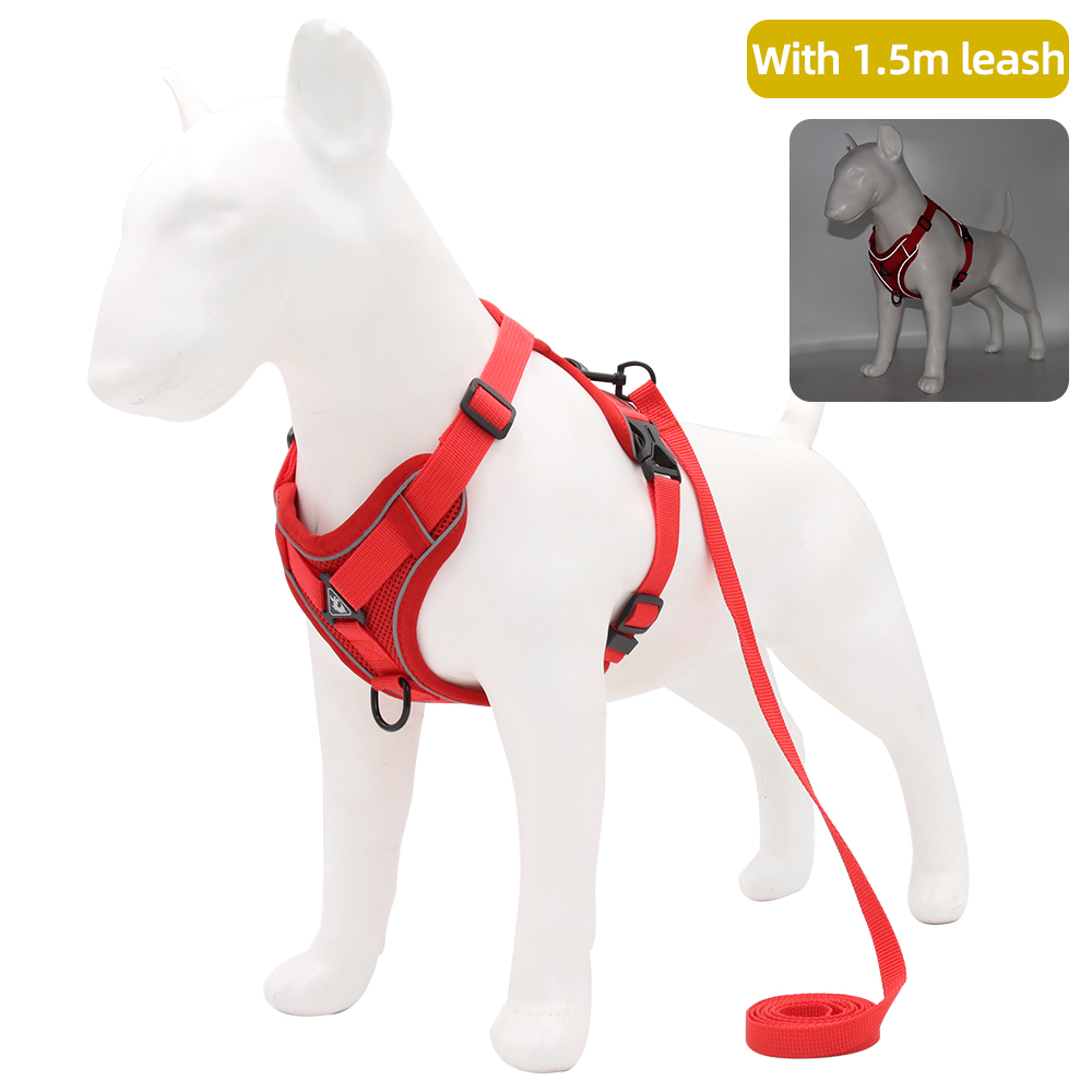 Reflective Cat Puppy Harness No Pull Small Dog Harness Leash Set for Small Medium Large Dogs