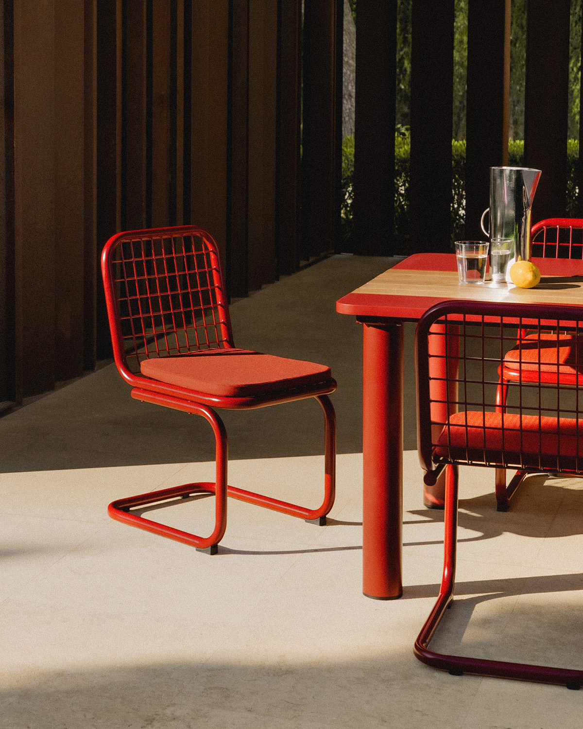 Biaritz - Silla de Exterior de Metal Biaritz