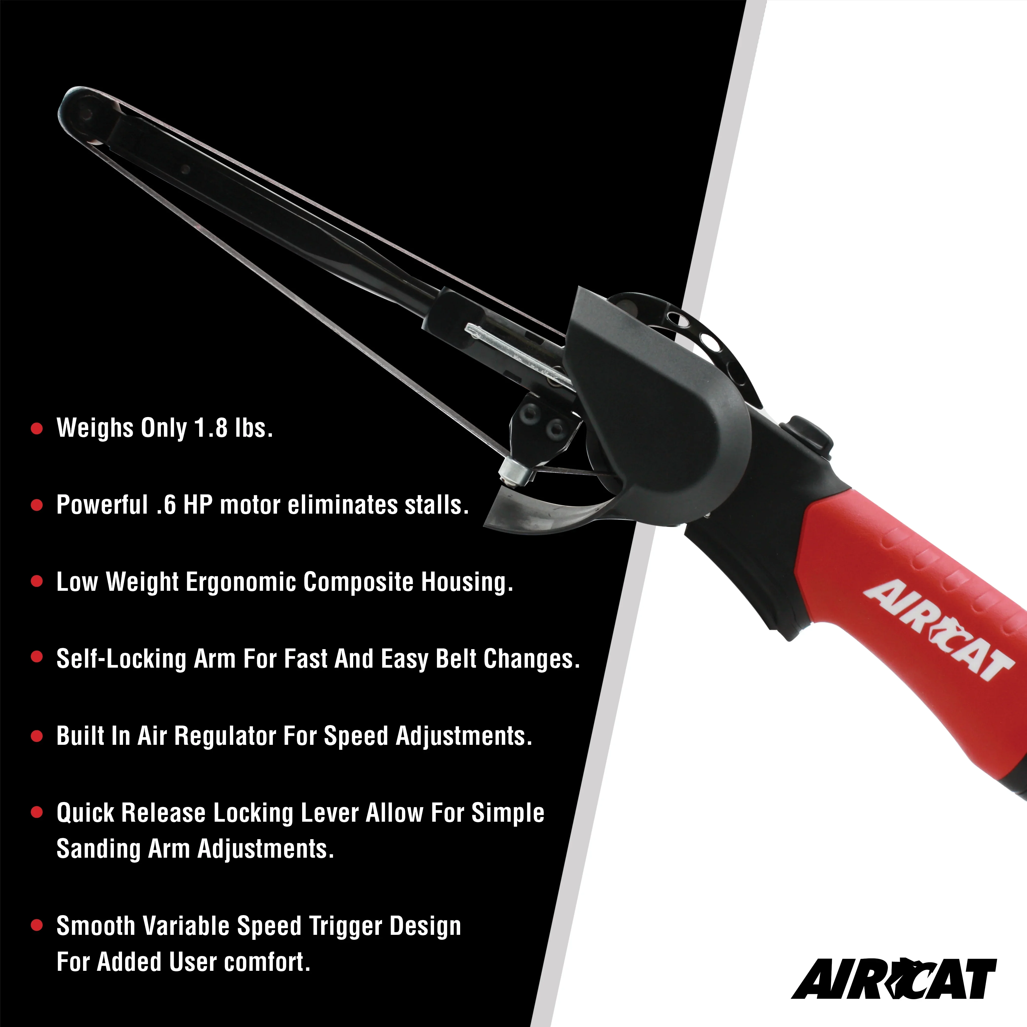 AirCat 18 Belt Sander 1/2 Width
