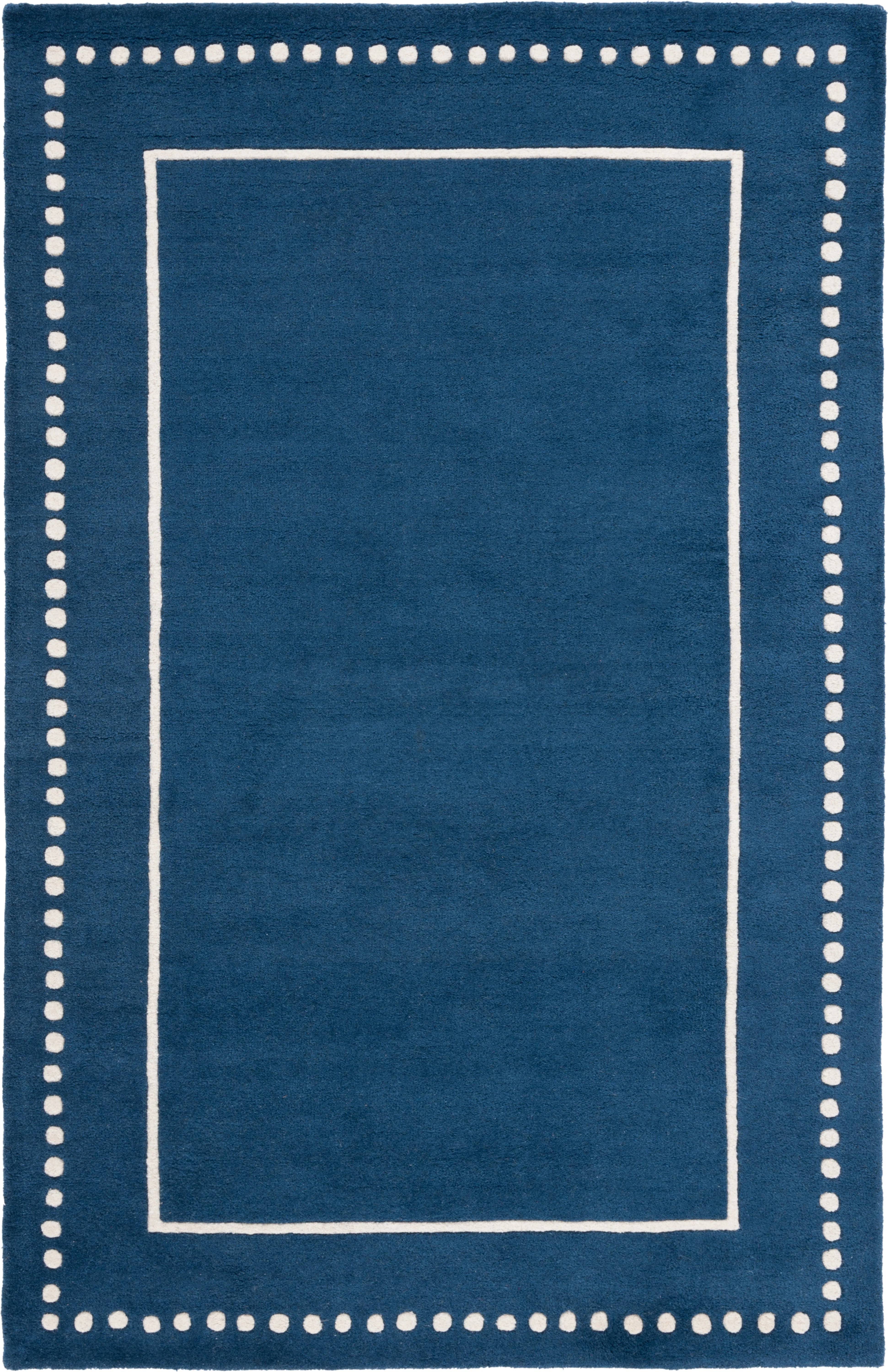 Safavieh Bella Navy Blue/Ivory 5 ft. x 8 ft. Area Rug
