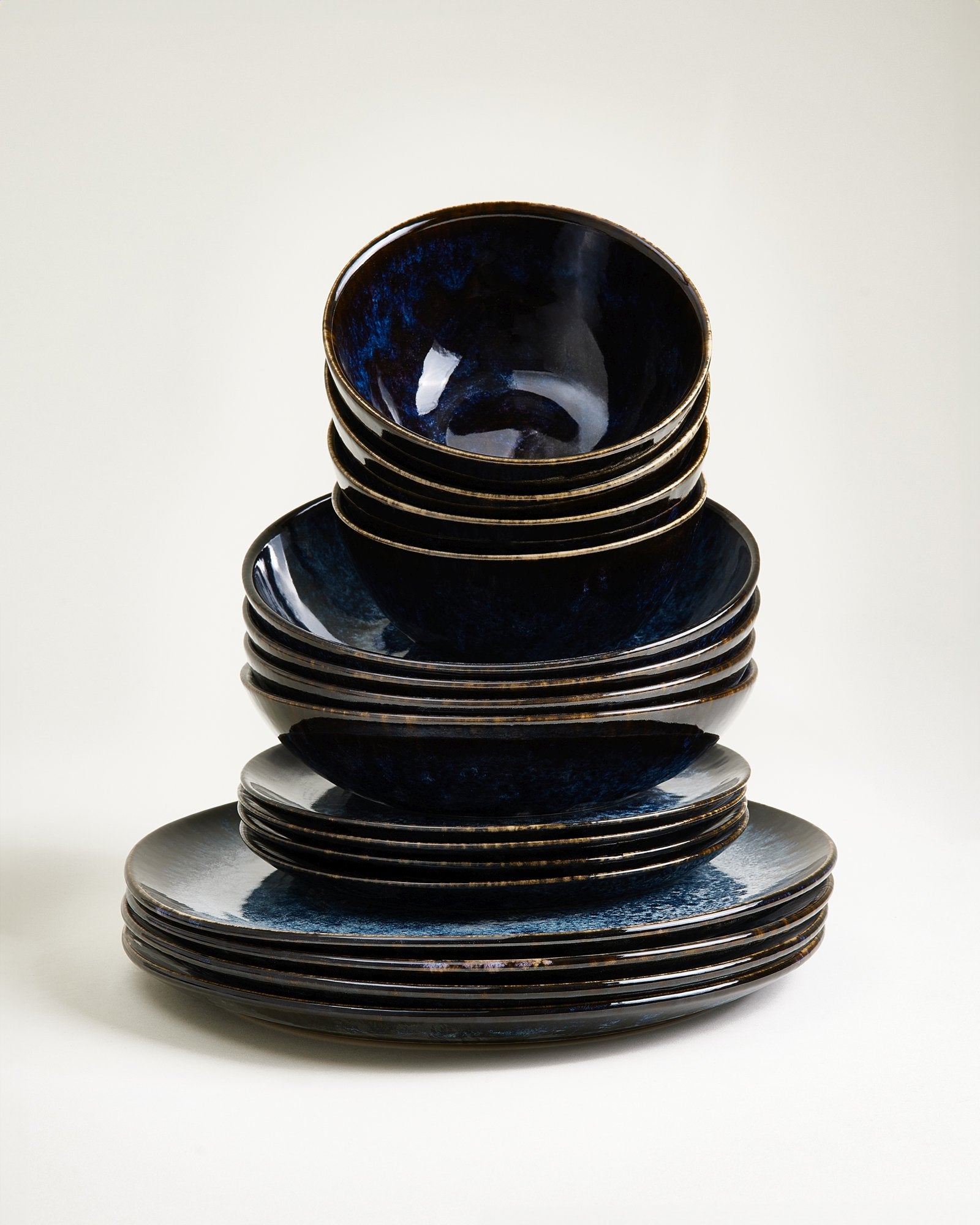 CORDOAMA - TABLEWARE SET CLASSIC DARK BLUE 16 PIECES