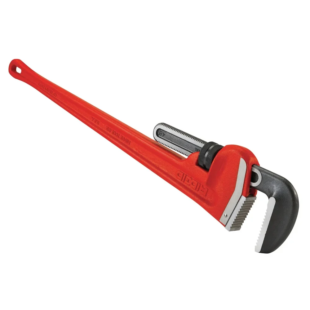 Ridgid Pipe Wrench,I-Beam,Serrated,48 31040
