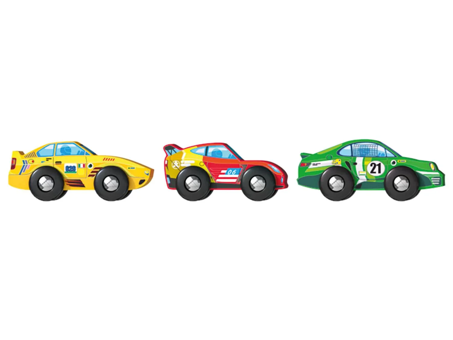 Playtive Set de circuit en bois