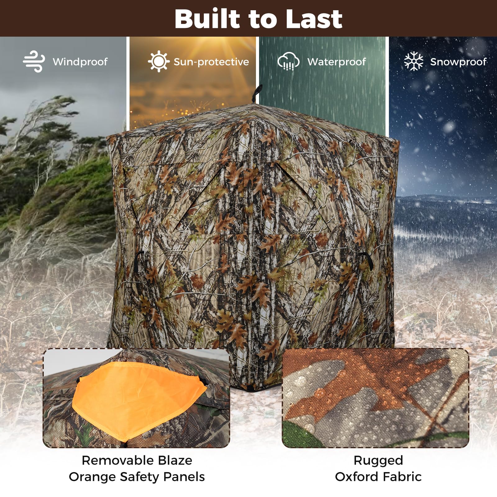 Tangkula 270° See Through Hunting Blind