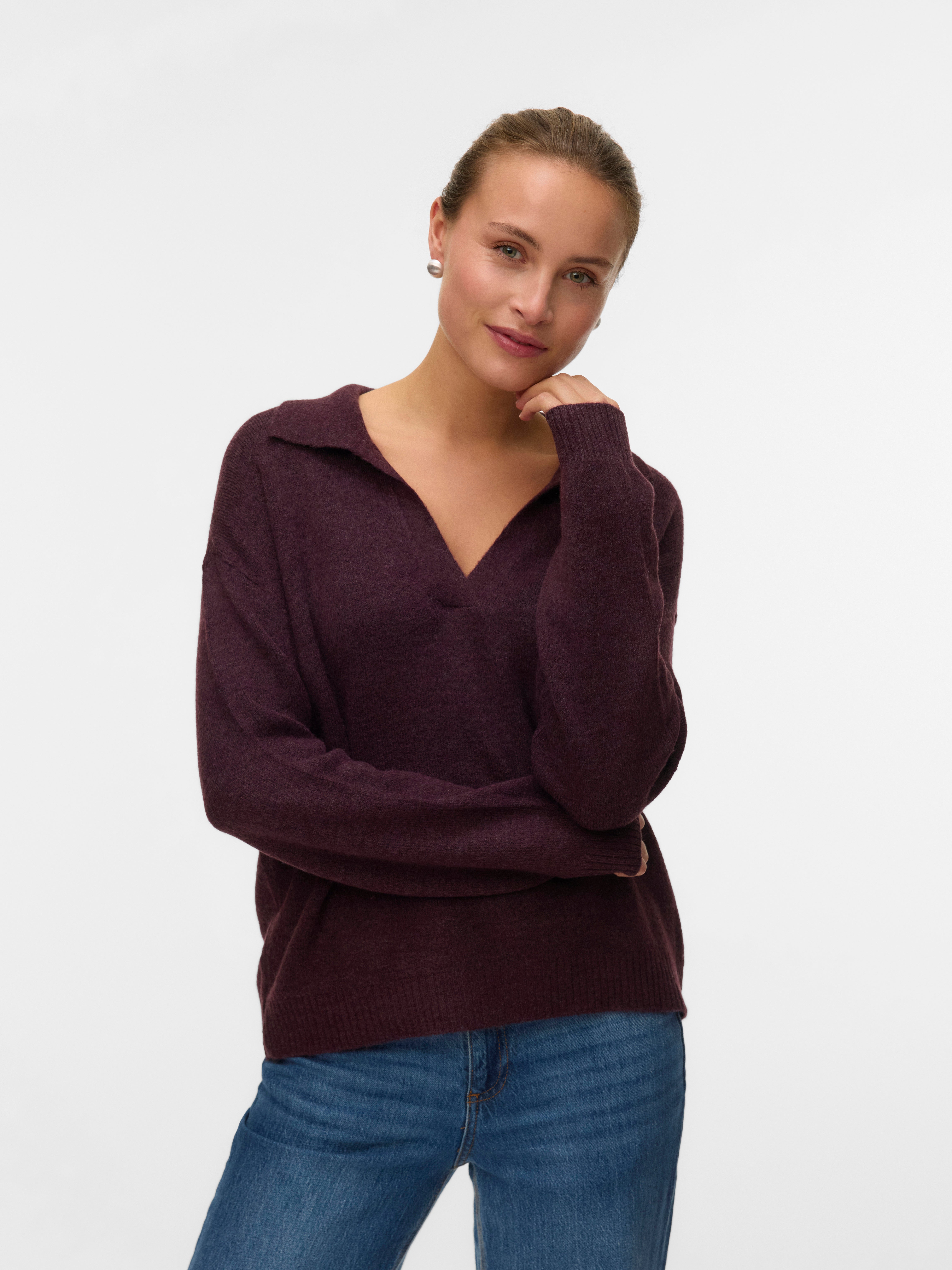 VERO MODA® VMLEFILE Knitted pullover