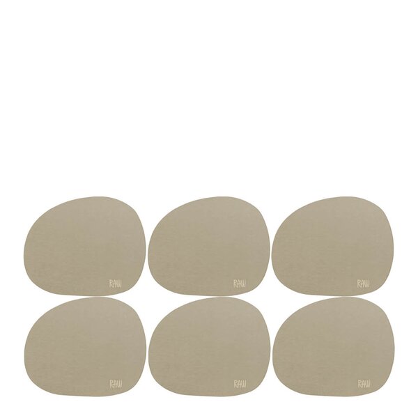 RAW Soft glassbrikke 6 stk mellow clay