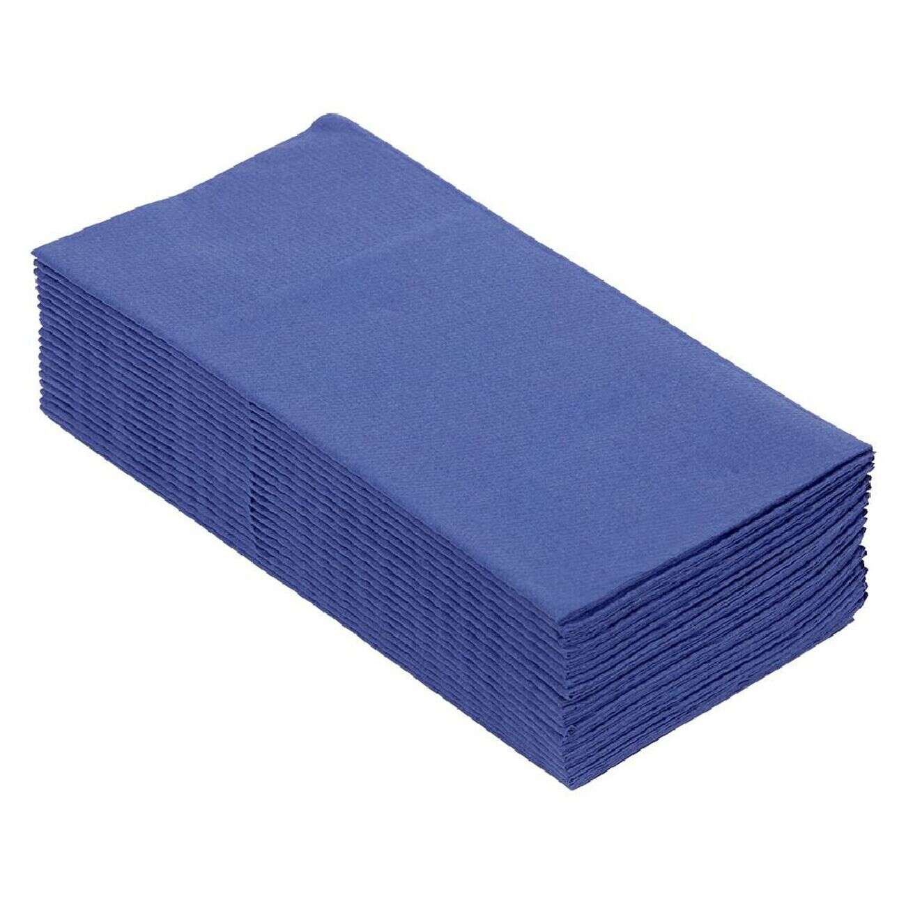Serviette range couverts 40cm bleu nuit x20