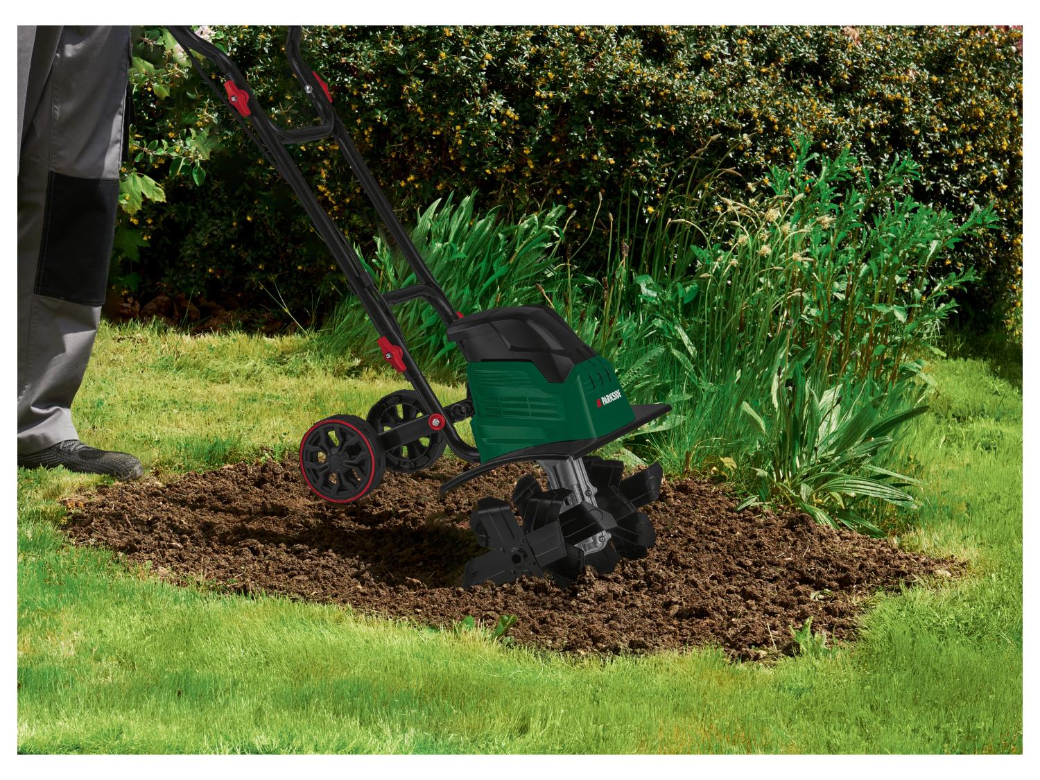 PARKSIDE Bineuse lectrique PEBH 1500 B2, 6 fraises, 1500 W