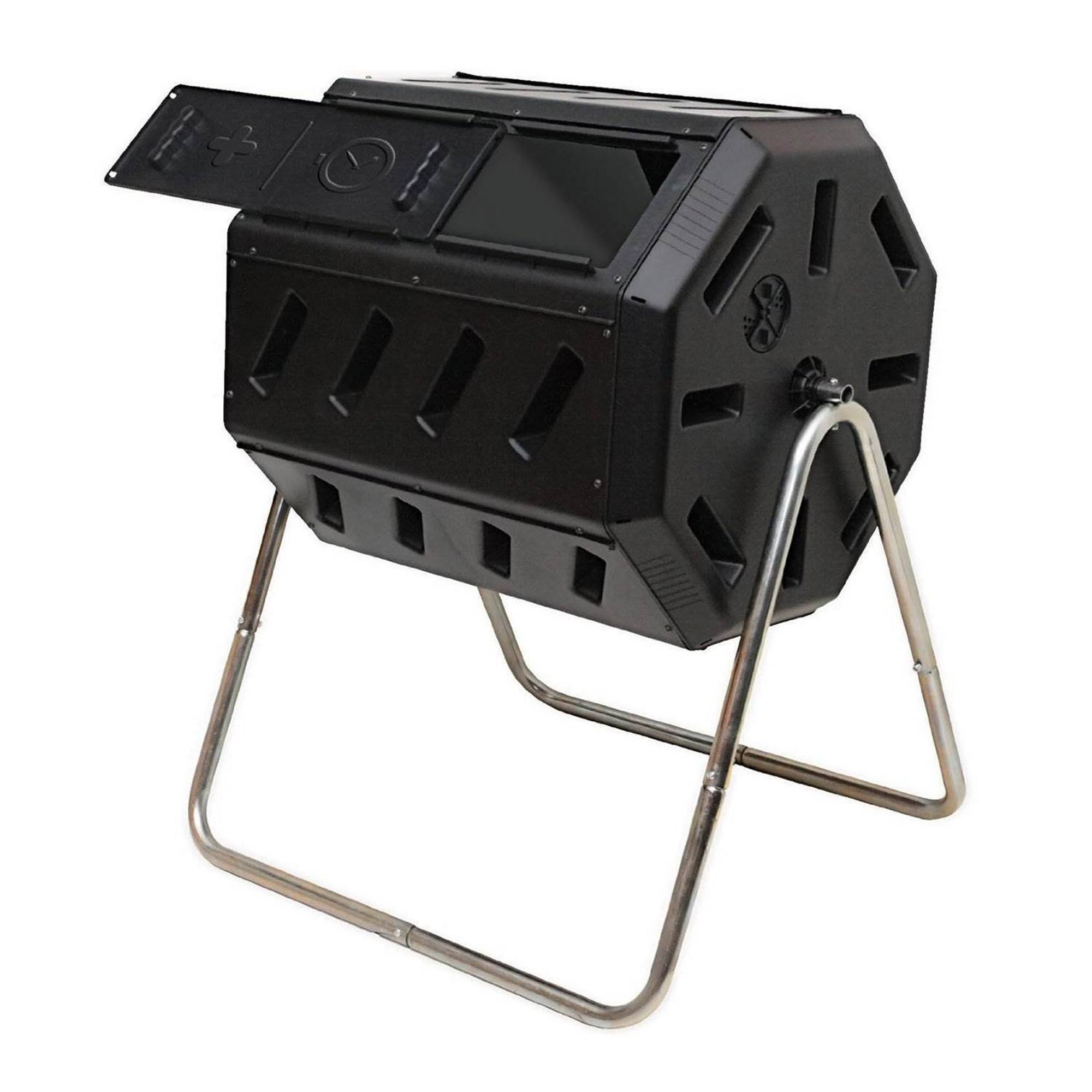 FCMP Outdoor IM4000 Dual Chamber Tumbling Composter - 37 Gallons