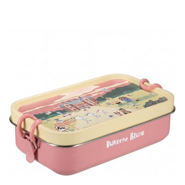 Bukkene Bruse matboks 1L back to school rosa