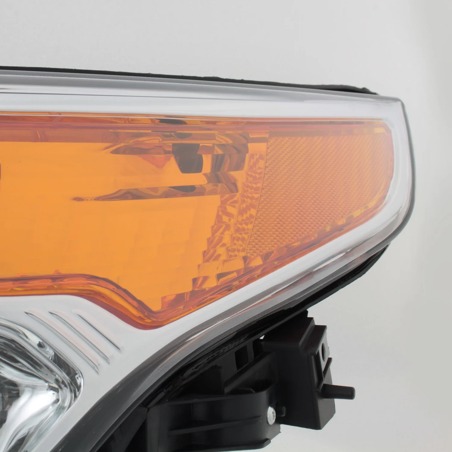 For 2011-15 Ford Explorer Driver + Passenger Projector Headlight Assembly Chrome Housing Clear Lens Full Set(5_HD-JH-FEXP11-OE-L_HD-JH-FEXP11-OE-R) - Image 7