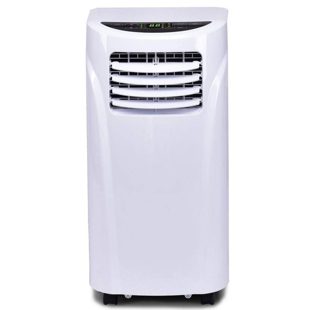Costway 8000 BTU Portable Air Conditioner & Dehumidifier Function Remote w/ Window Kit