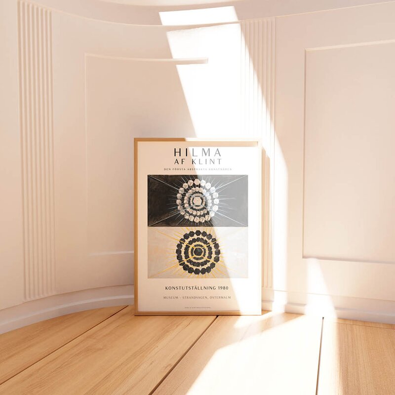 Hilma af Klint x PSTR Studio poster 30x40 cm hilma af klint art exhibition