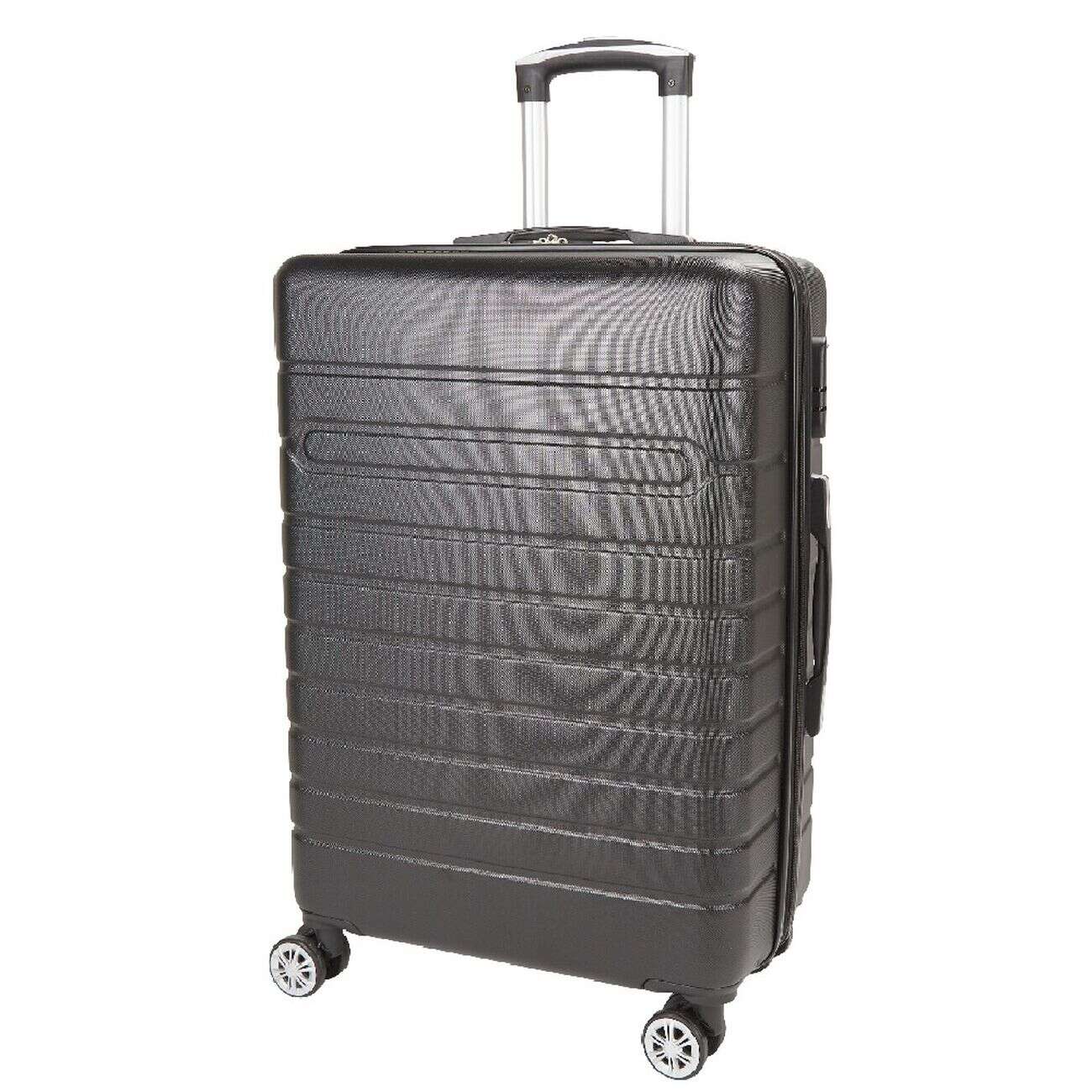 Valise rigide plastique noir H66cm