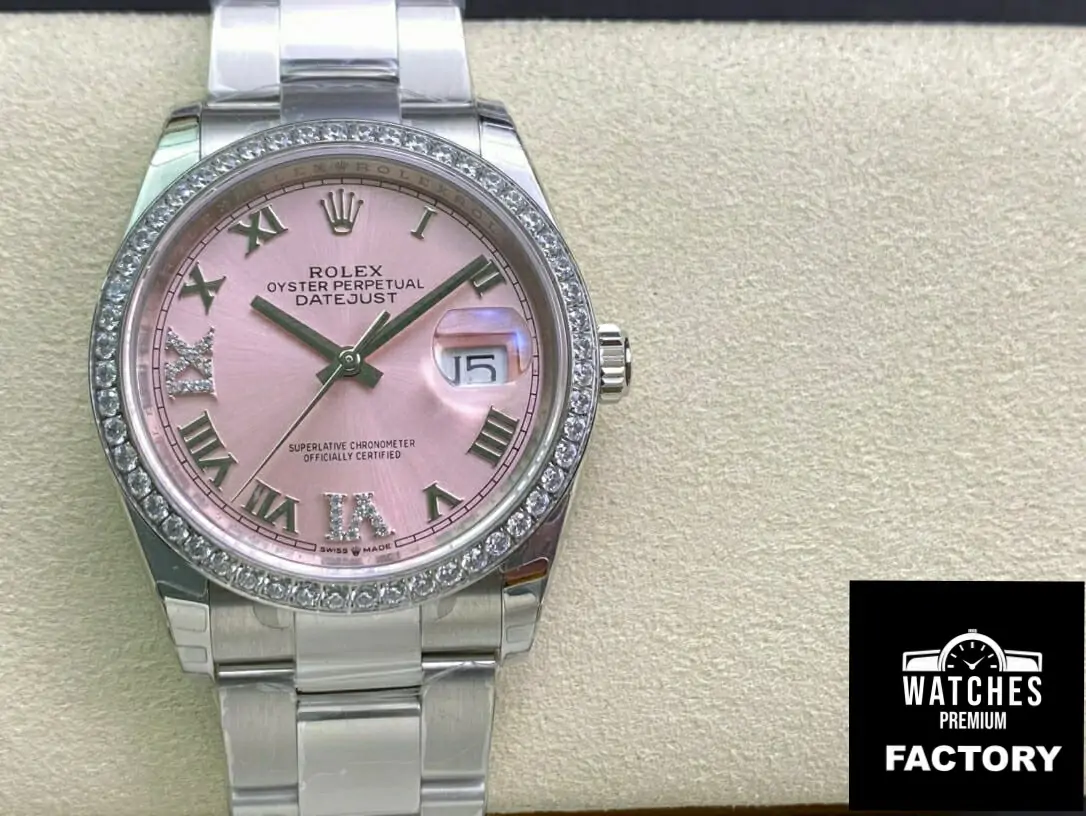 Rolex Datejust M126284RBR-0024 EW Factory Diamond-Set Bezel