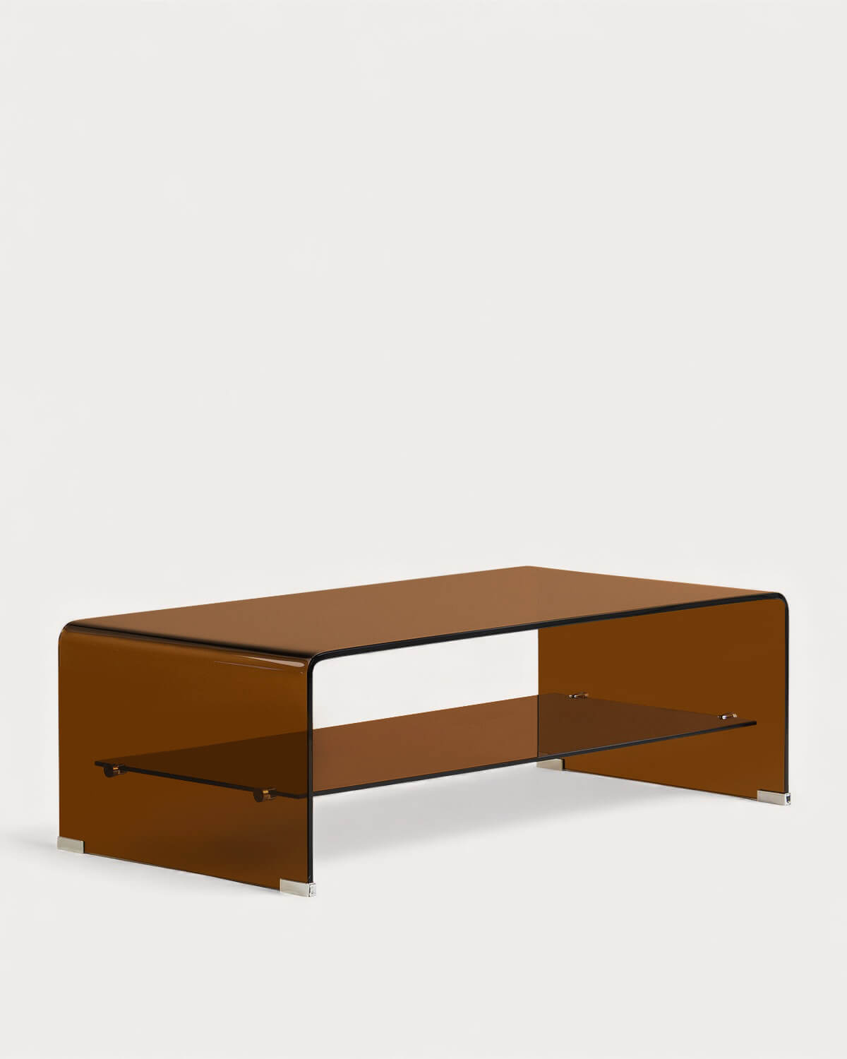 Endil - Mesa de Centro Rectangular de Cristal Templado (110,5 x 55,5 cm) Endil