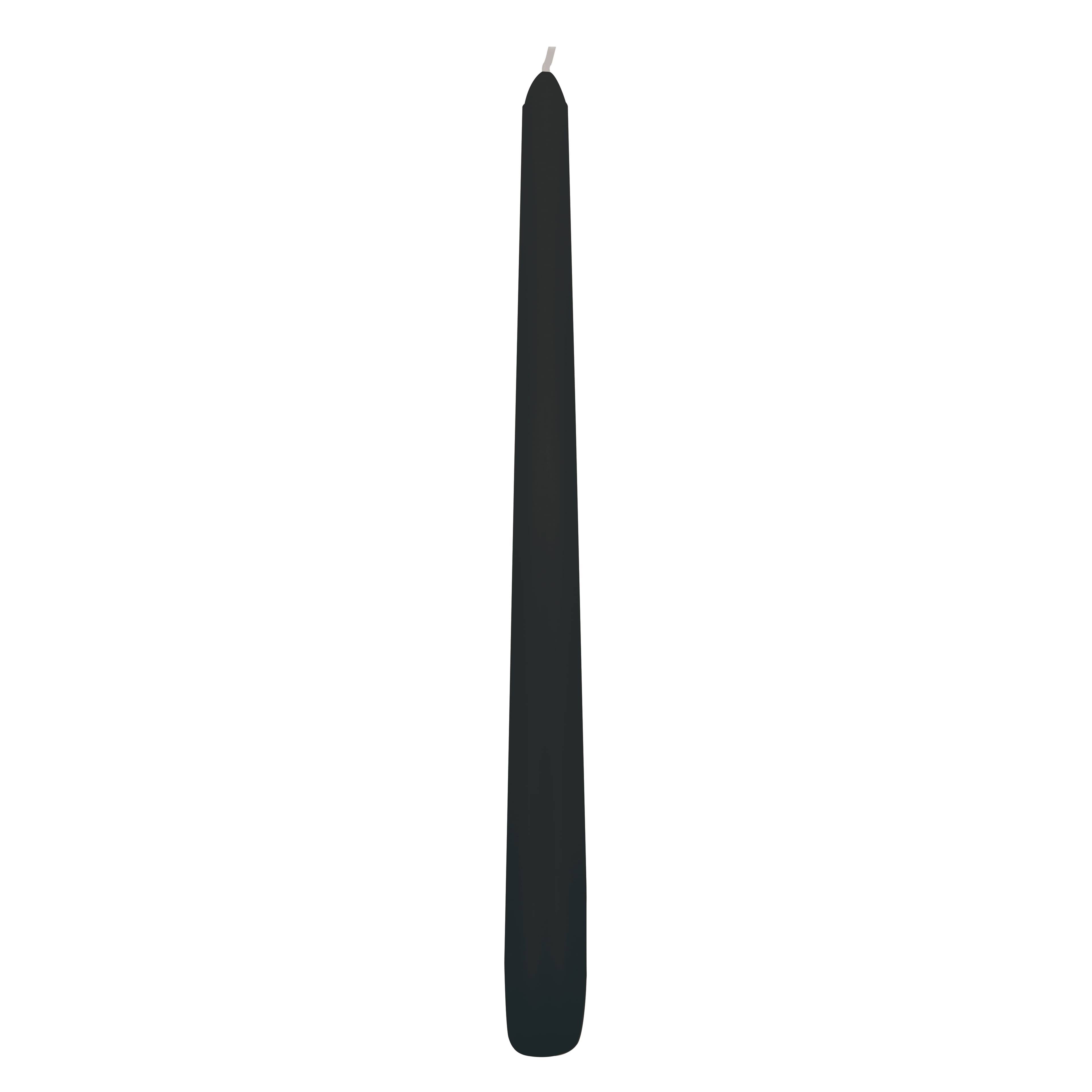 Ashland Taper Candle - Black - 10 in