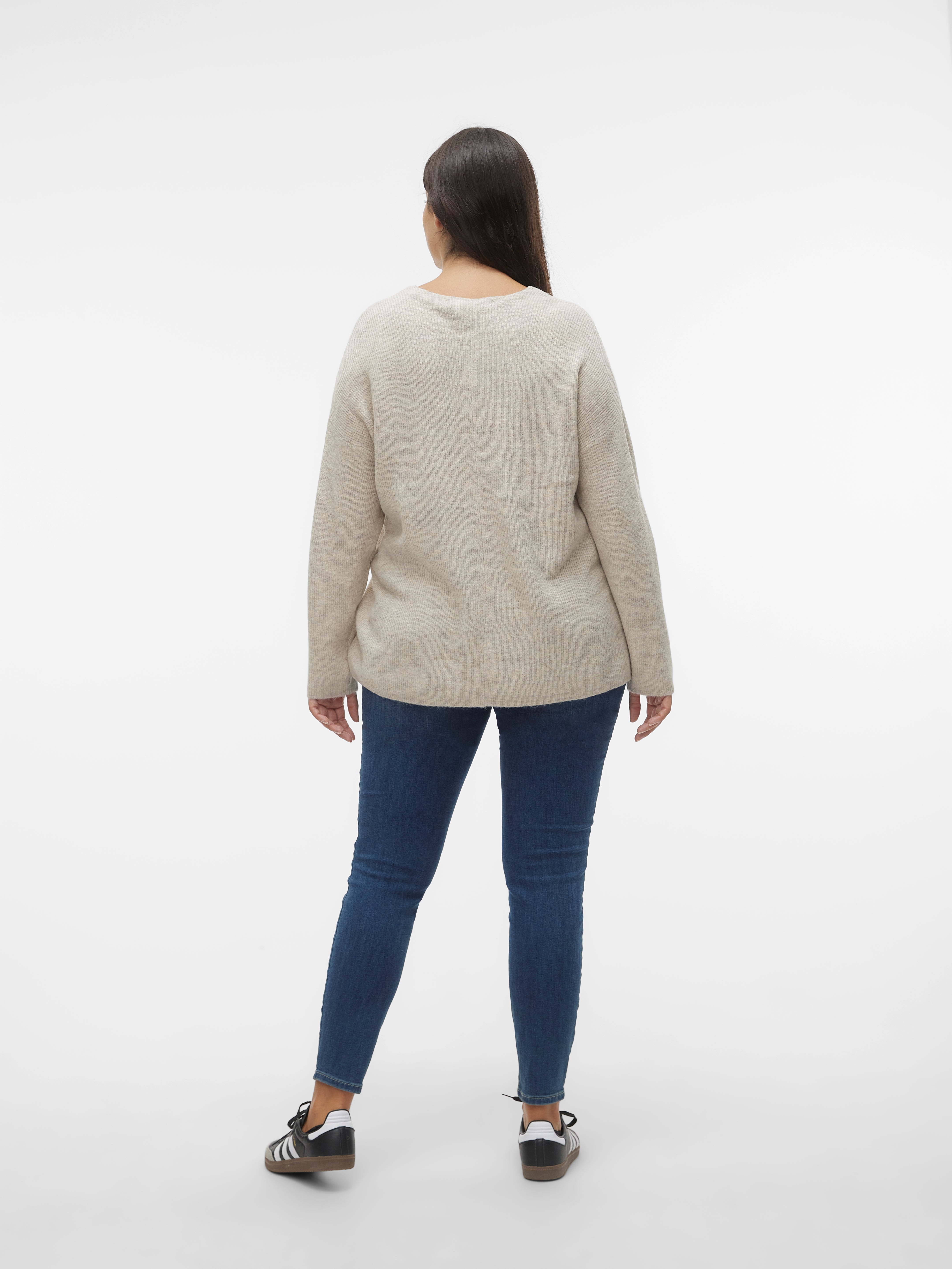 VERO MODA® VMCREWLEFILE Knitted pullover