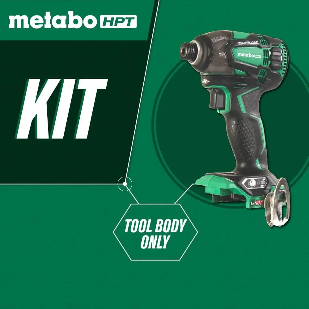 Metabo Hpt 18V Impact Driver, Bare Tool