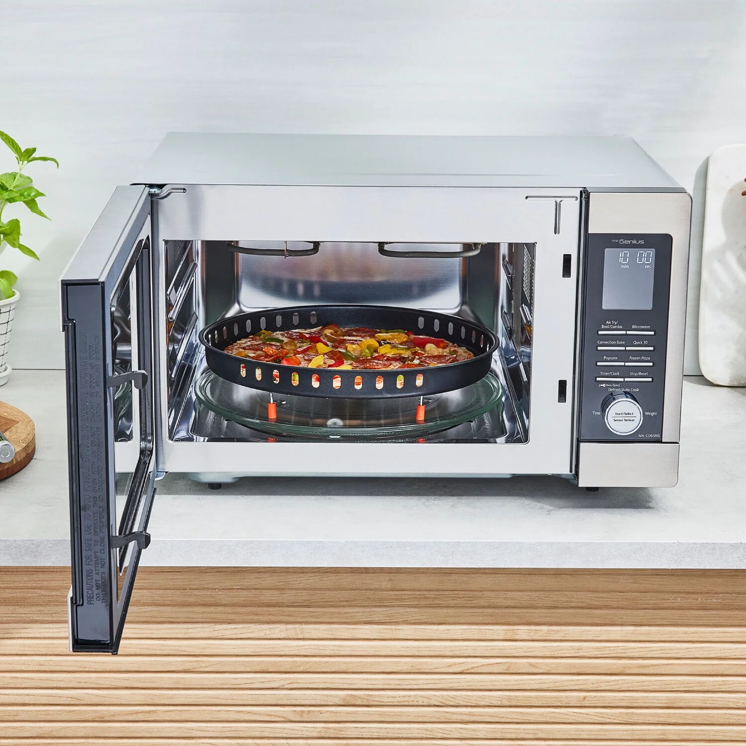 Panasonic 1.3 Cu. Ft. Countertop Microwave Multi Oven, NN - CD65NS