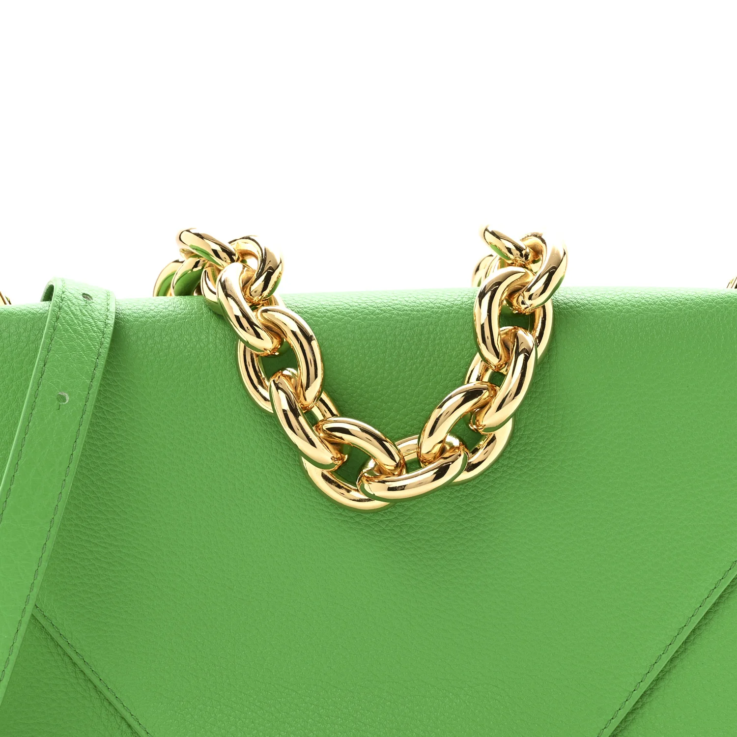 Calfskin Mount Envelope Bag Parakeet