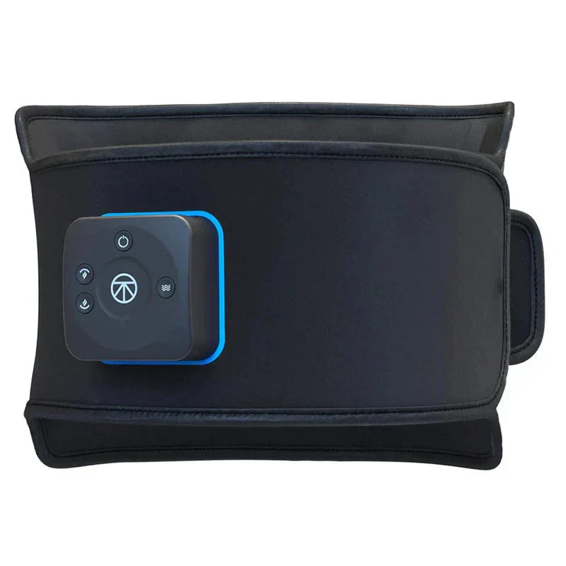 RecoveryTherm Back - Hot Vibration Back and Core Wrap for Athletes - Advanced Hot Vibration for Pain Relief Wrap with Cryothermal Technology - One Size Fits All