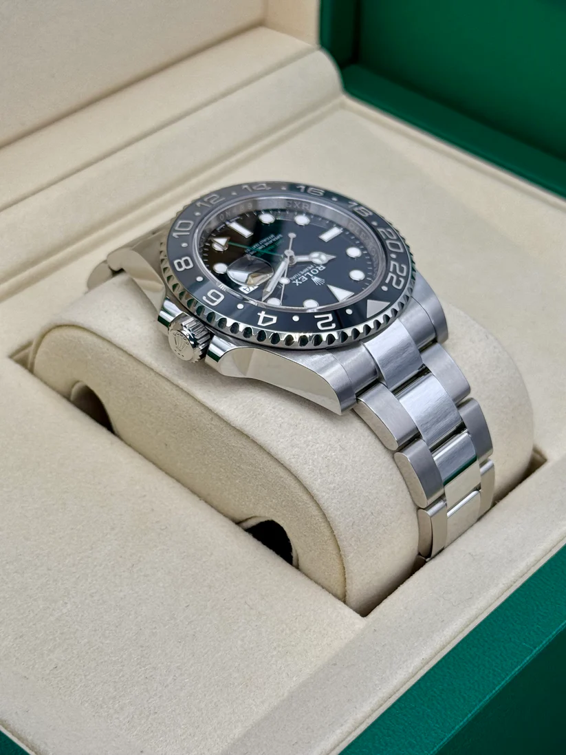 [Super Clone]RLX GMT-Master II Black Grey Bezel Oyster Bracelet 