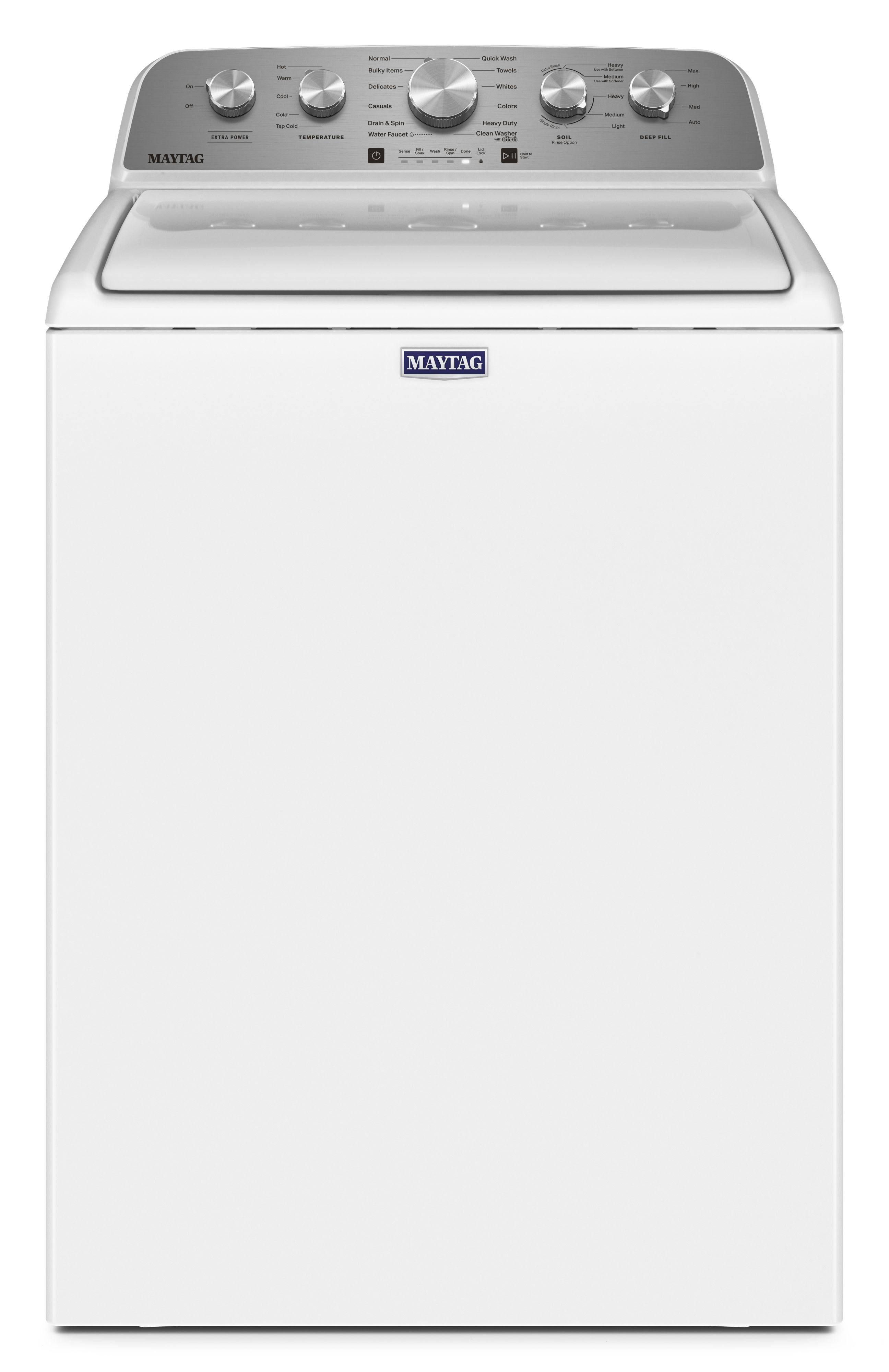 Maytag 4.5 Cu. ft. White Top Load Washer with Extra Power