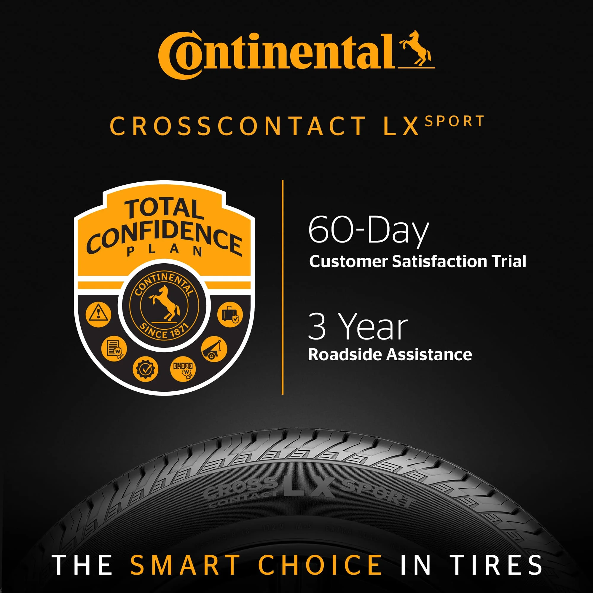 Continental Crosscontact LX Sport All-Season 235/60R18 103H SUV/Crossover Tire