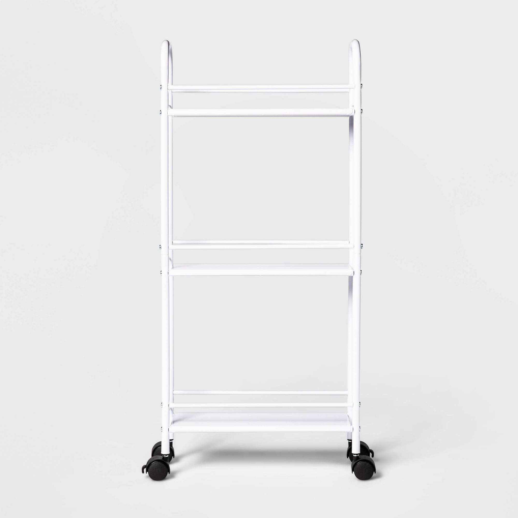 Narrow Storage Cart White - Room Essentials