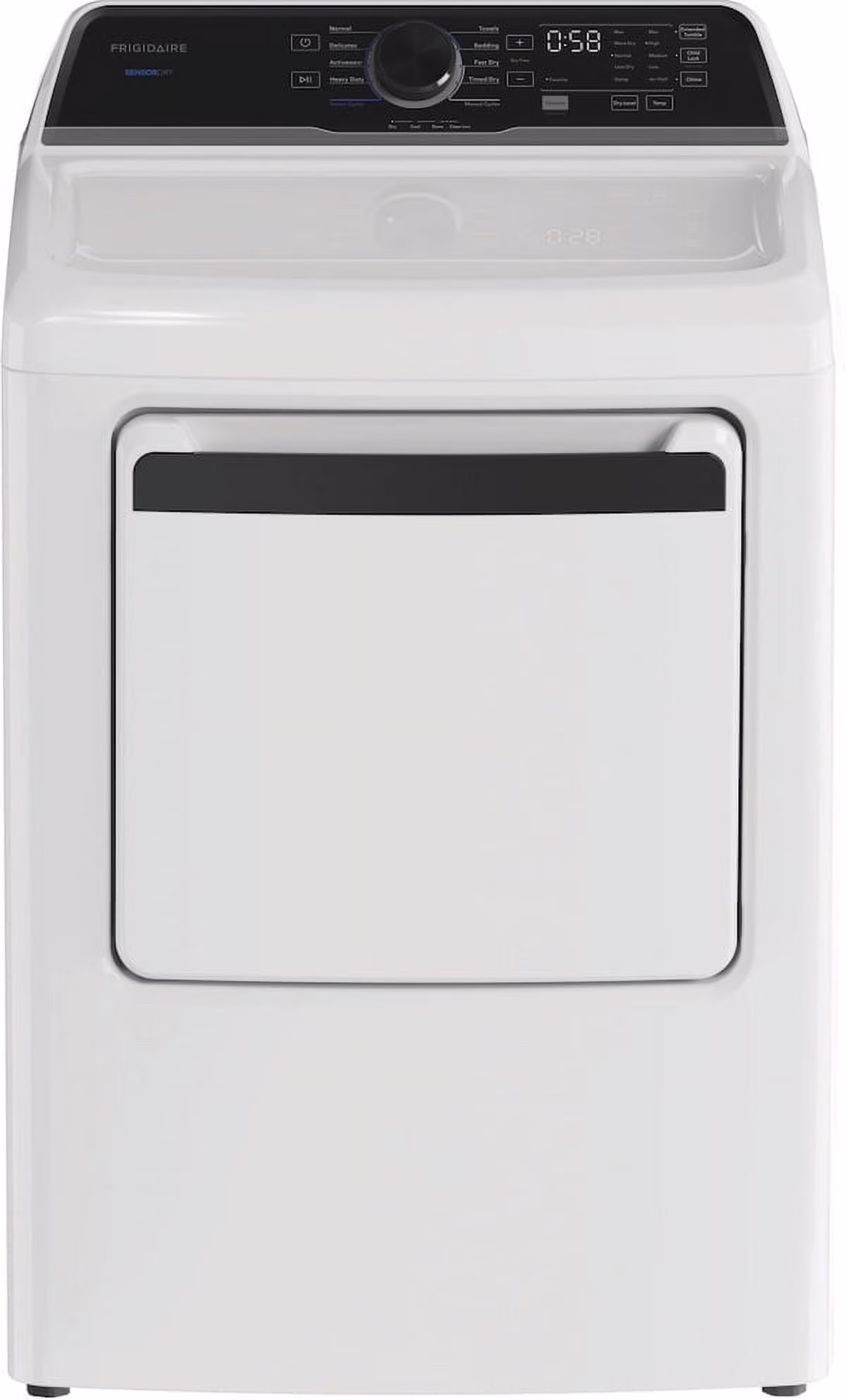 7 Cu. Ft. Electric Dryer, White