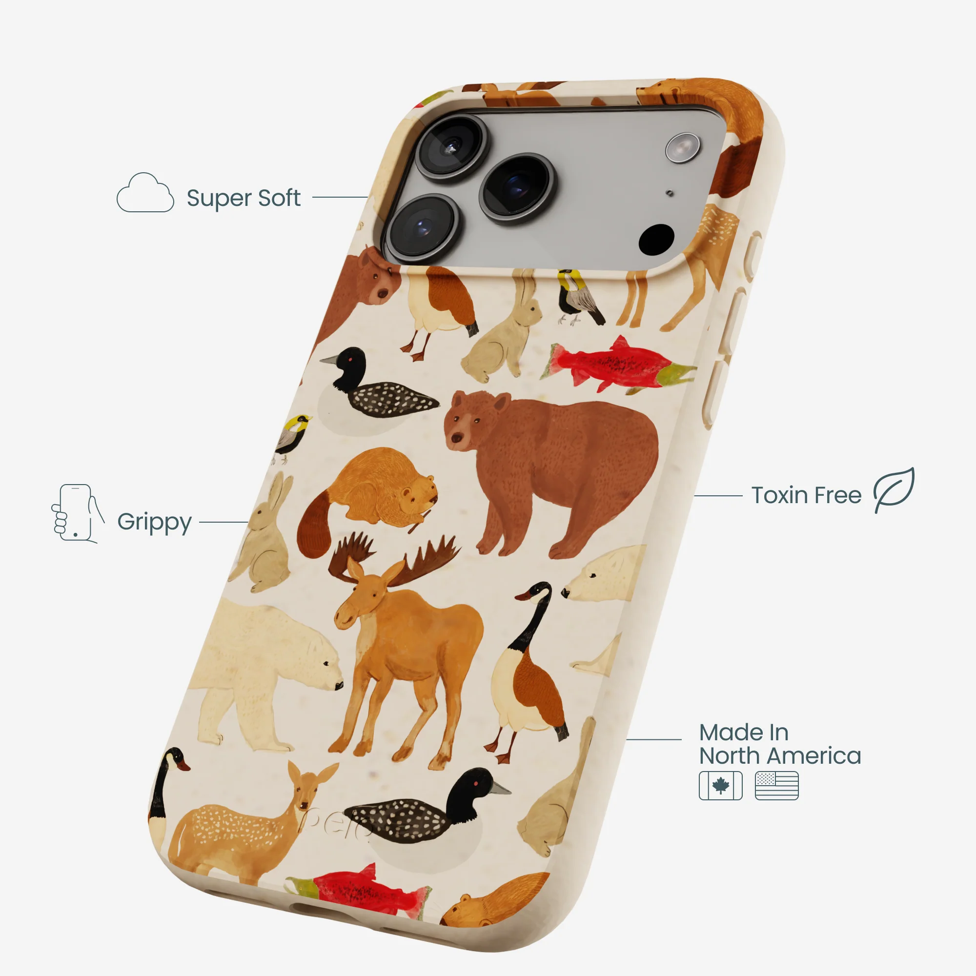 Seashell Wild Canada iPhone 17 Pro Max Case