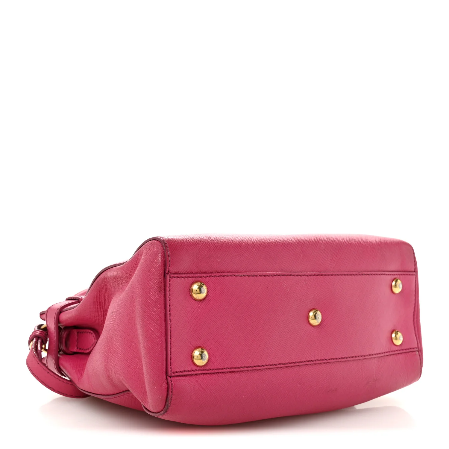 Hammered Calfskin Batik Tote Pink