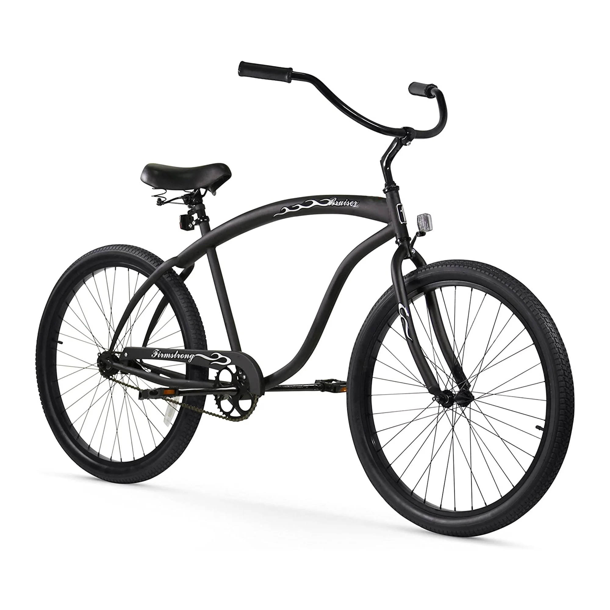 Firmstrong Bruiser Single Speed Men'S 26 in Beach Cruiser Bike, Black