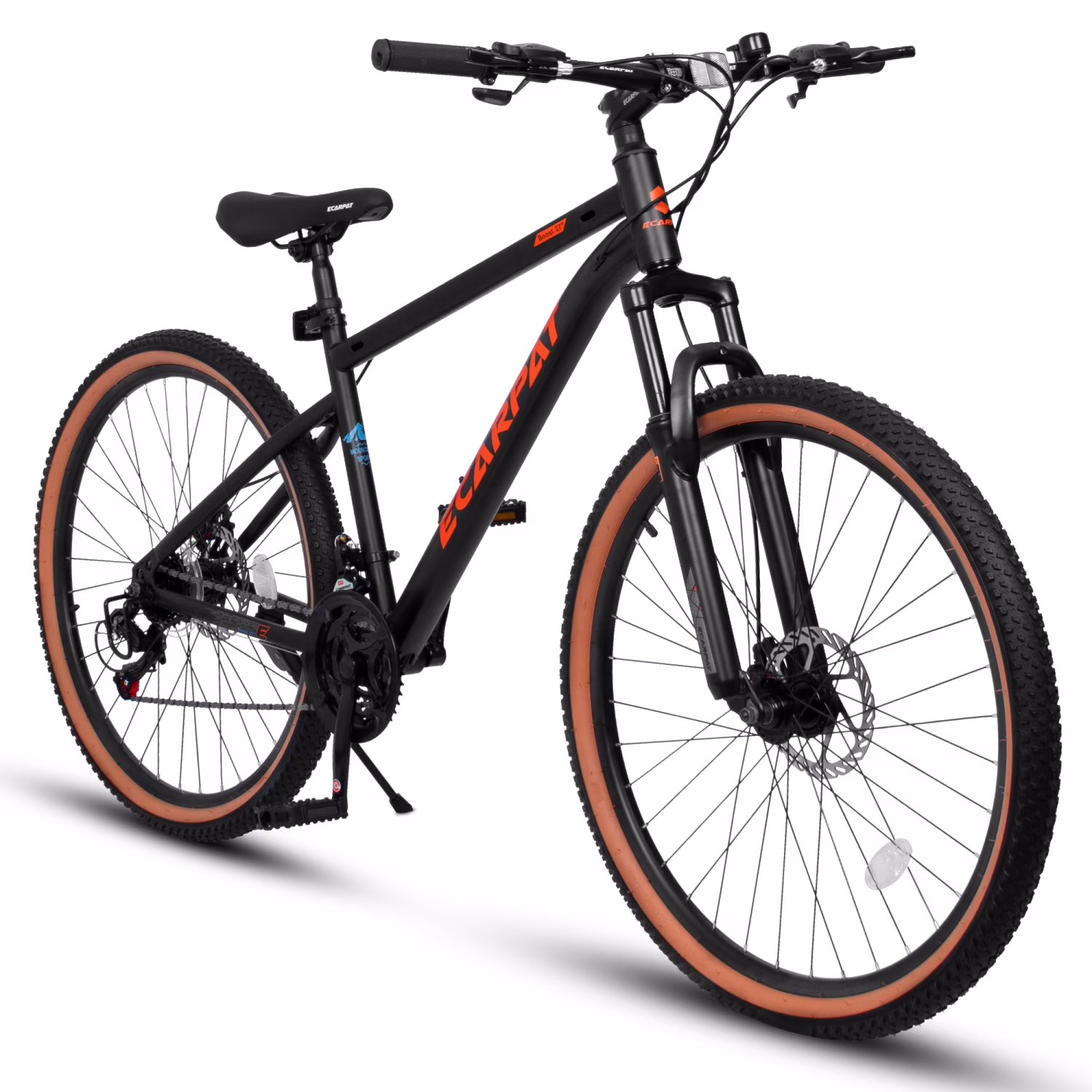 Ambifirner 27 Inch Women Mountain Bike, 21 Speeds Aluminum/Steel Mountain Bike, Dual Disc Brakes , Adult Sport Bicycle for Trail Snow Commuter City Road