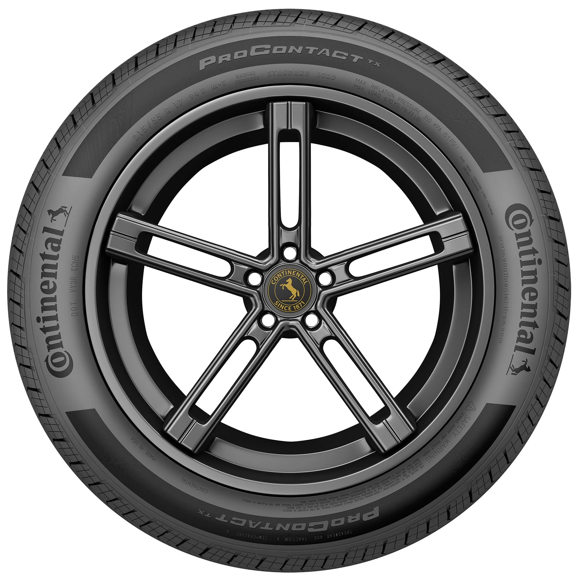 Continental Procontact TX All-Season 245/45R18 96H Passenger Tire