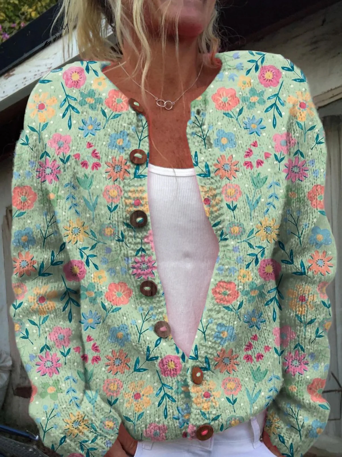 Camélia™ | Cardigan Prairie Fleurie