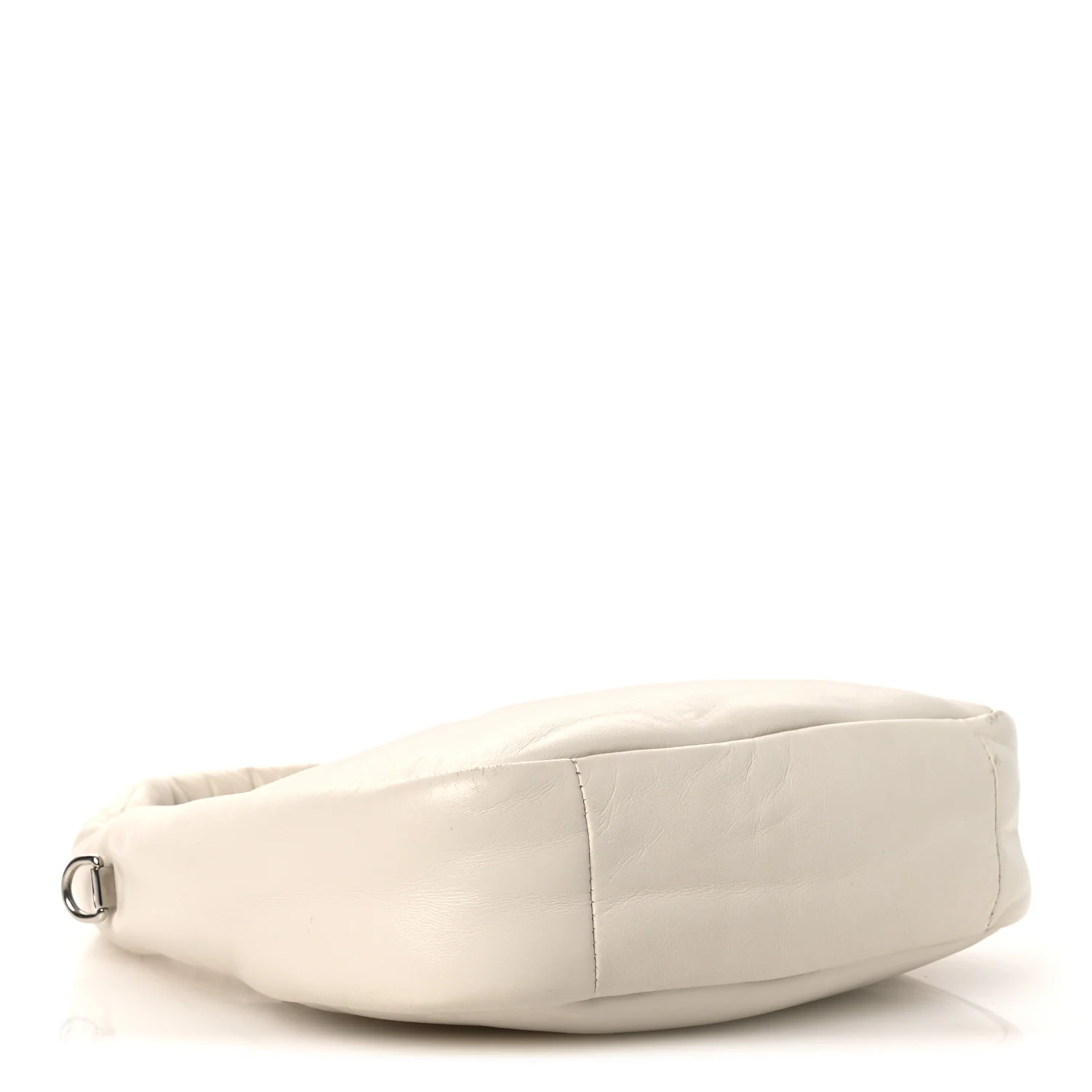 Nappa Soft Padded Mini Bag White
