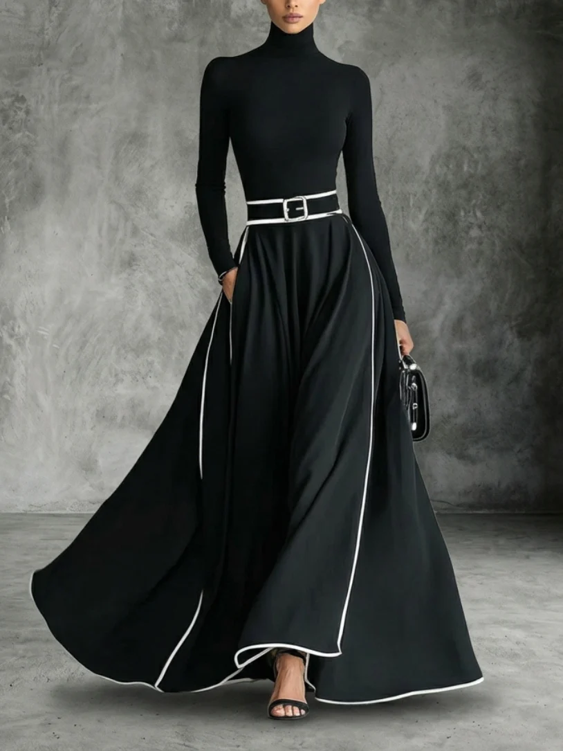 Ginevra | Robe Maxi Noire