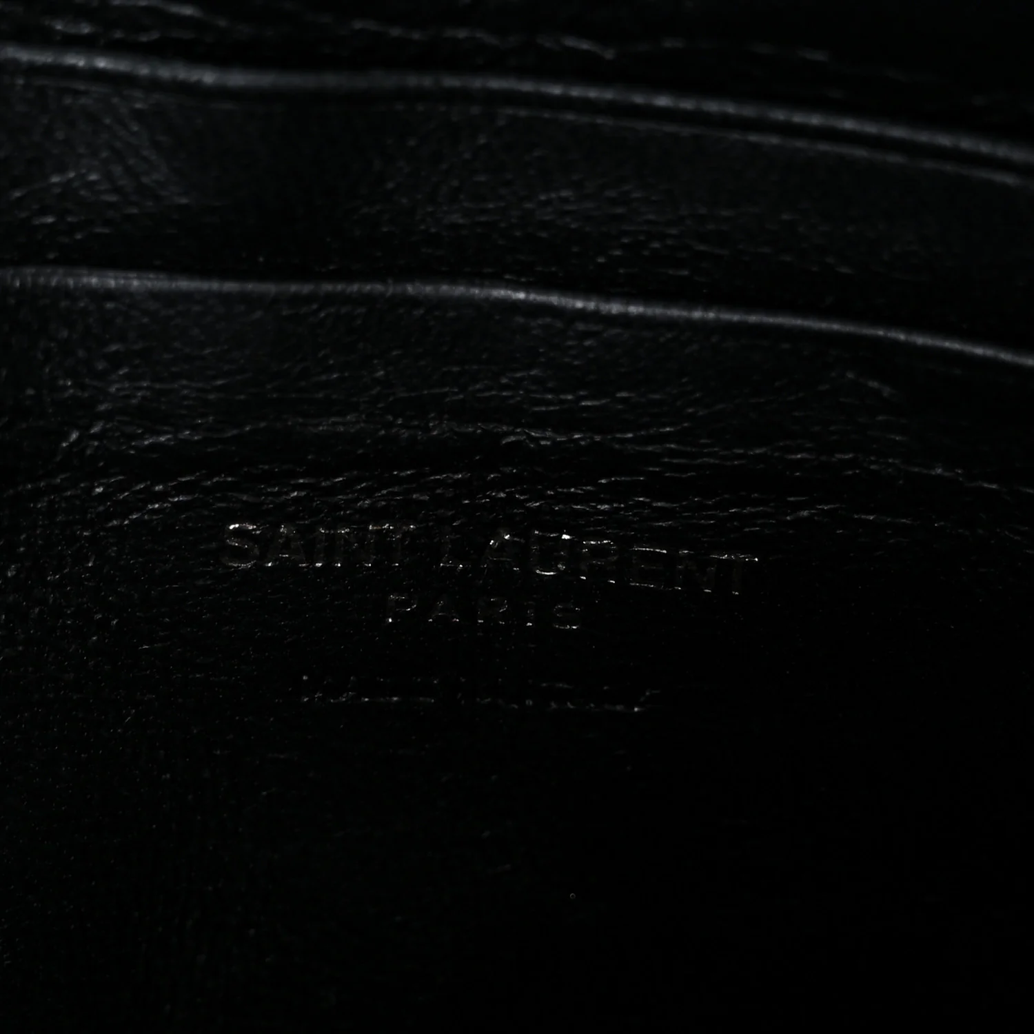 Calfskin Matelasse Monochrome Monogram Mini Lou Camera Bag Black
