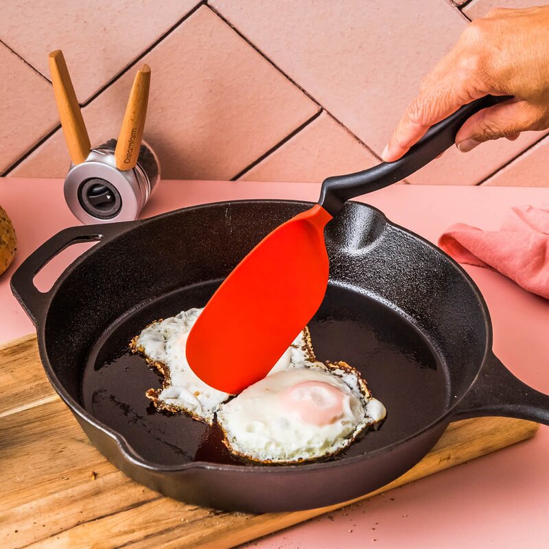 Stekespade fleksibel 30,5 cm rød