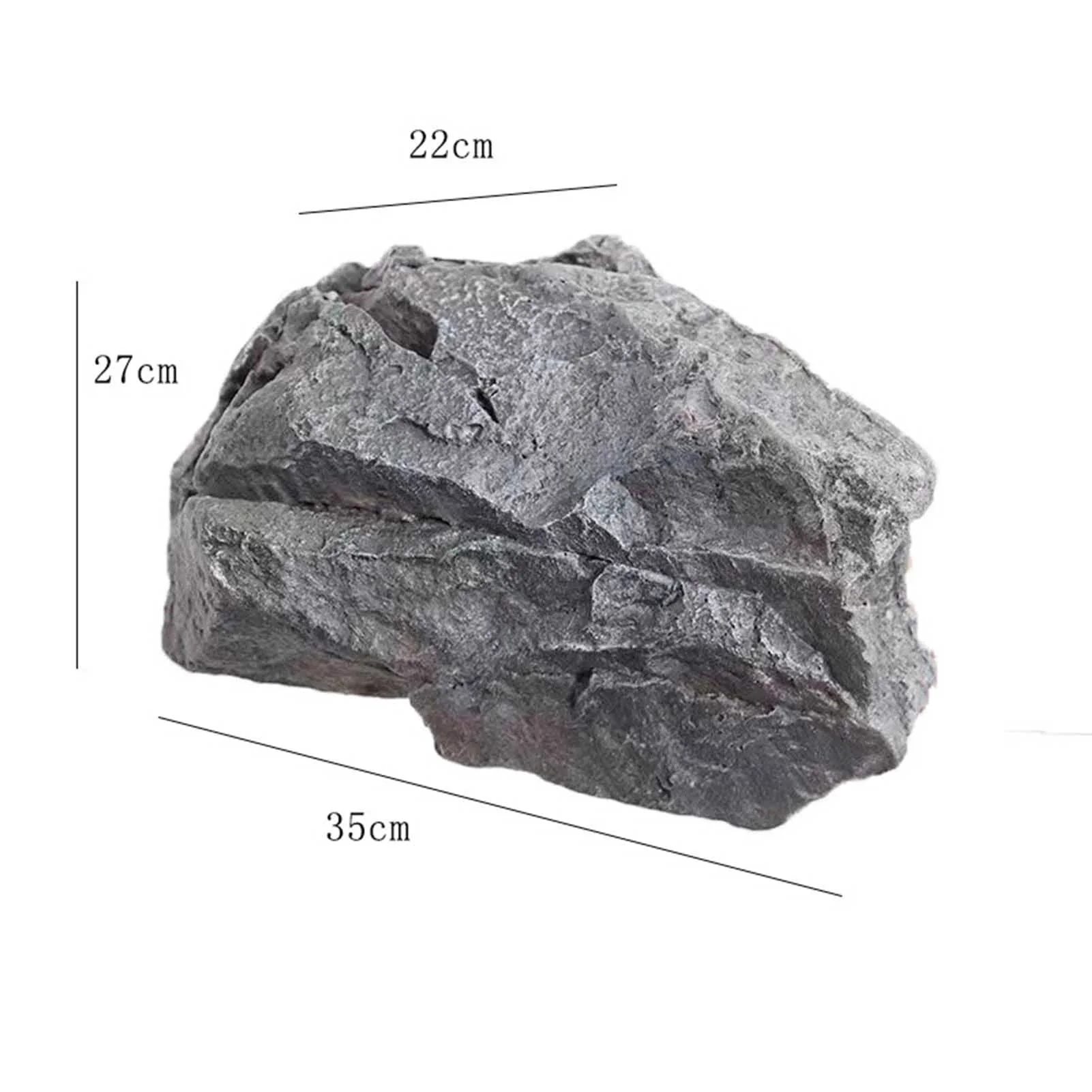 Landscape Rocks,Artificial Garden Decorative Rock PU Foam Rocks DIY Realistic Natural Texture Rock for Landscaping Well Pump Cover
