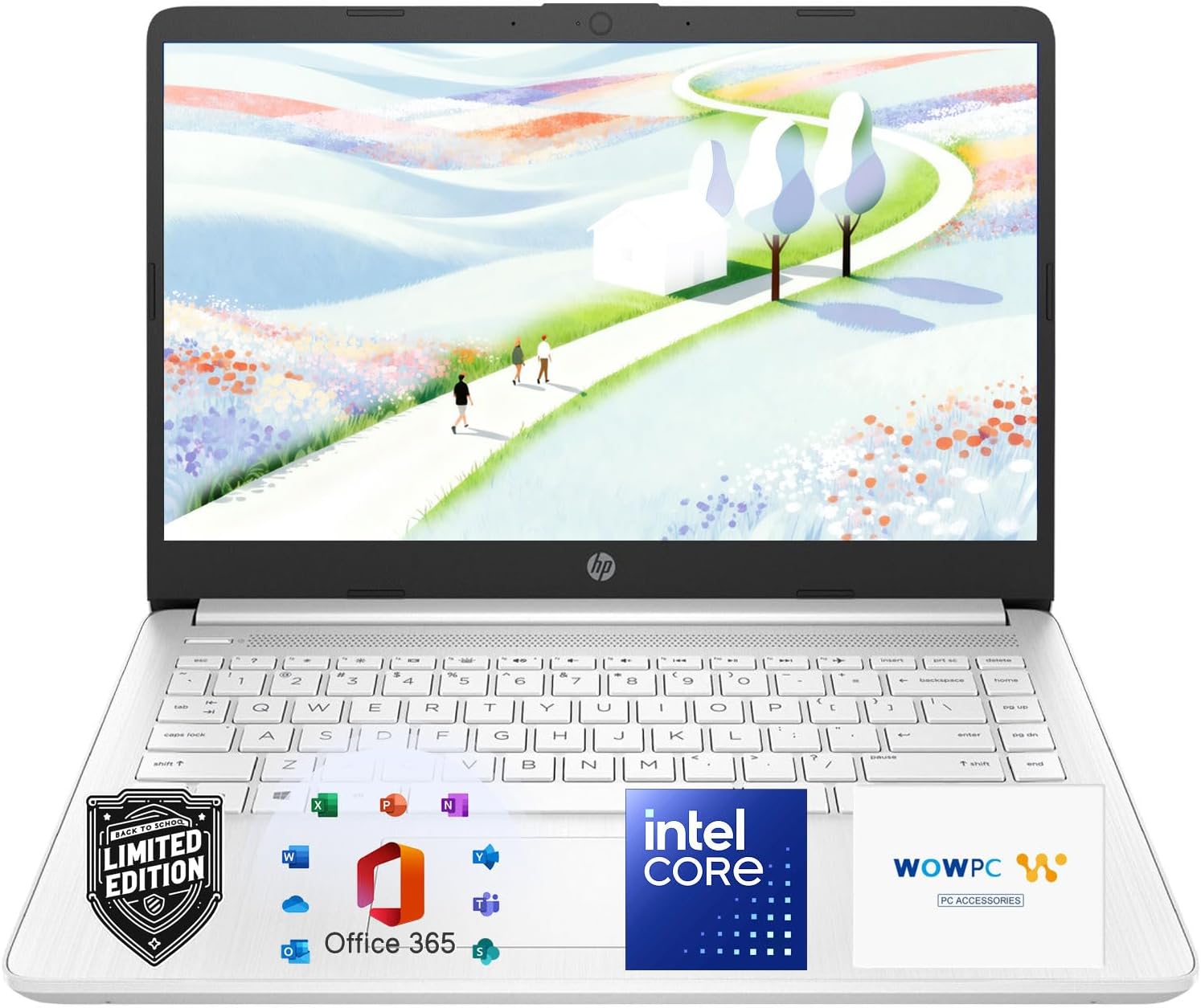 HP Ultrabook Laptop with Copilot AI & Office 365 • Intel High Performance CPU • 32GB RAM • 2.1TB Storage (1.1TB SSD and 1TB OneDrive) • Windows 11 w/o Earbuds