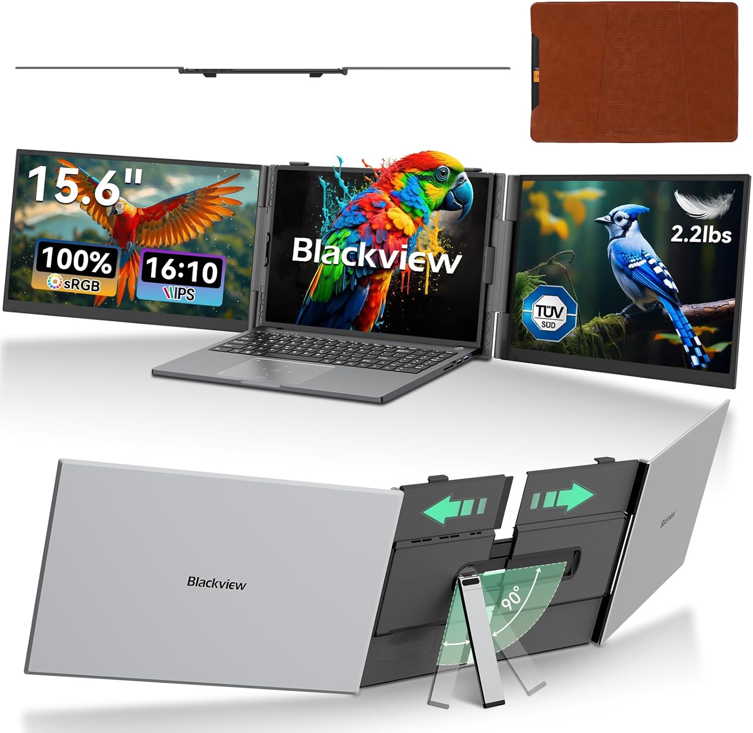 Blackview DCM8 Triple Laptop Screen Extender 15.6